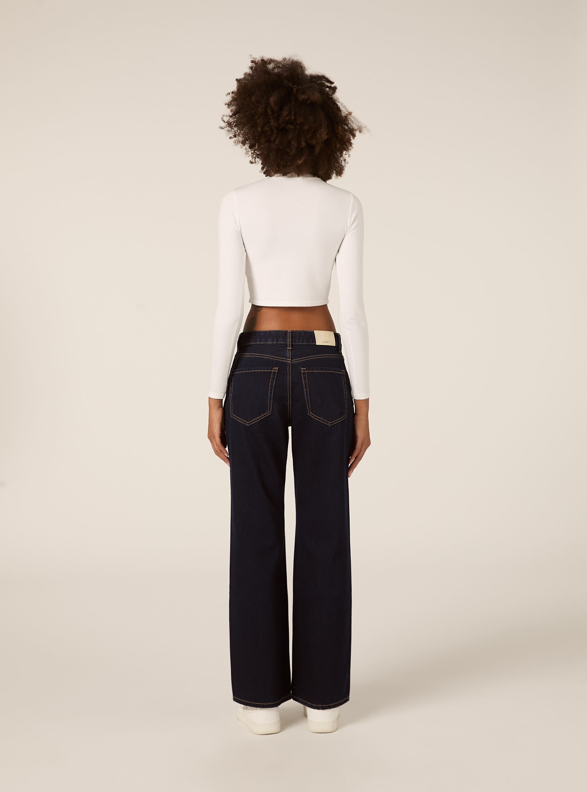 Jeans mit gerader Passform, D001 DEEP BLUE