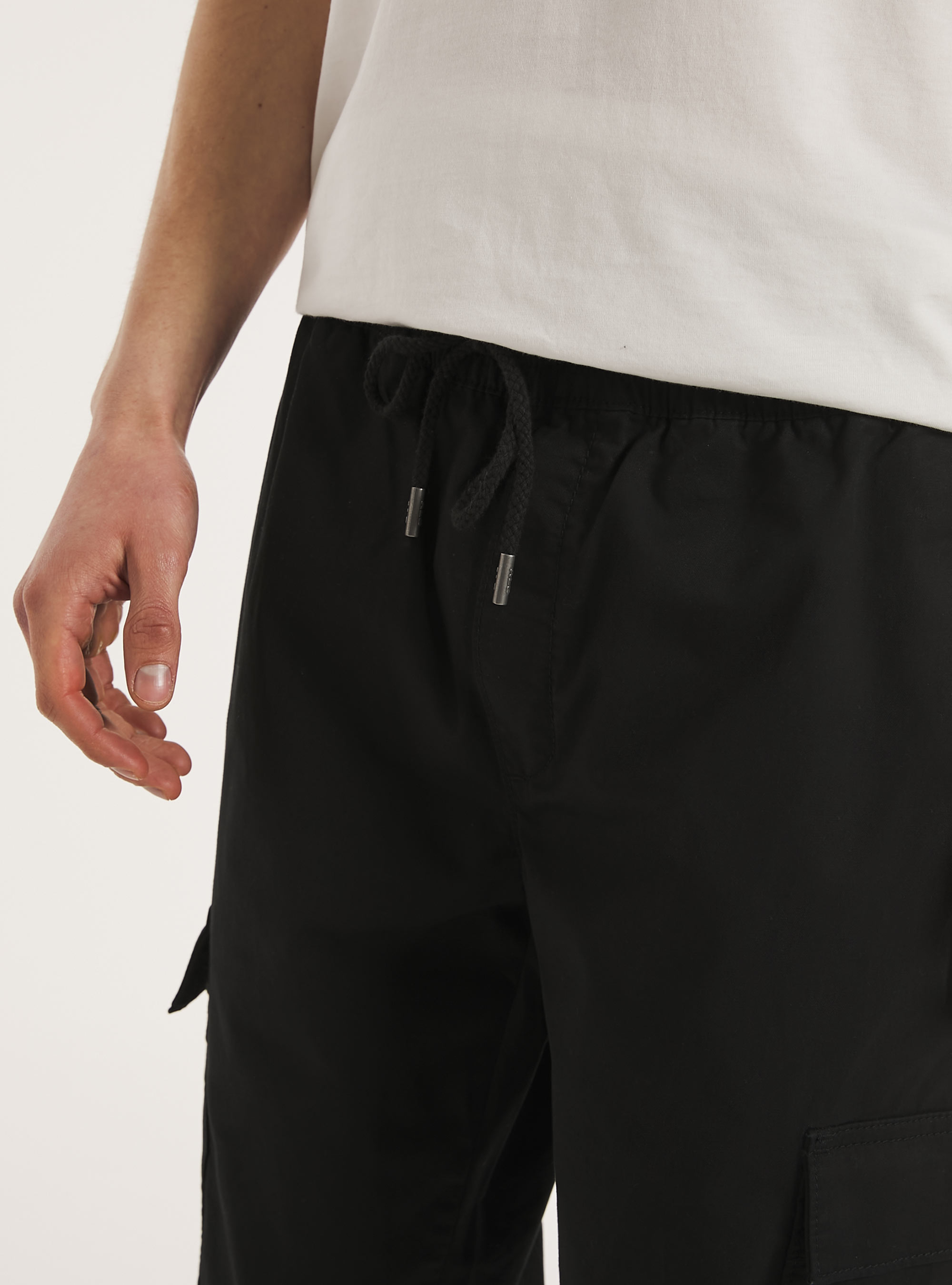 Pantalon jogger en coton, BK1 BLACK