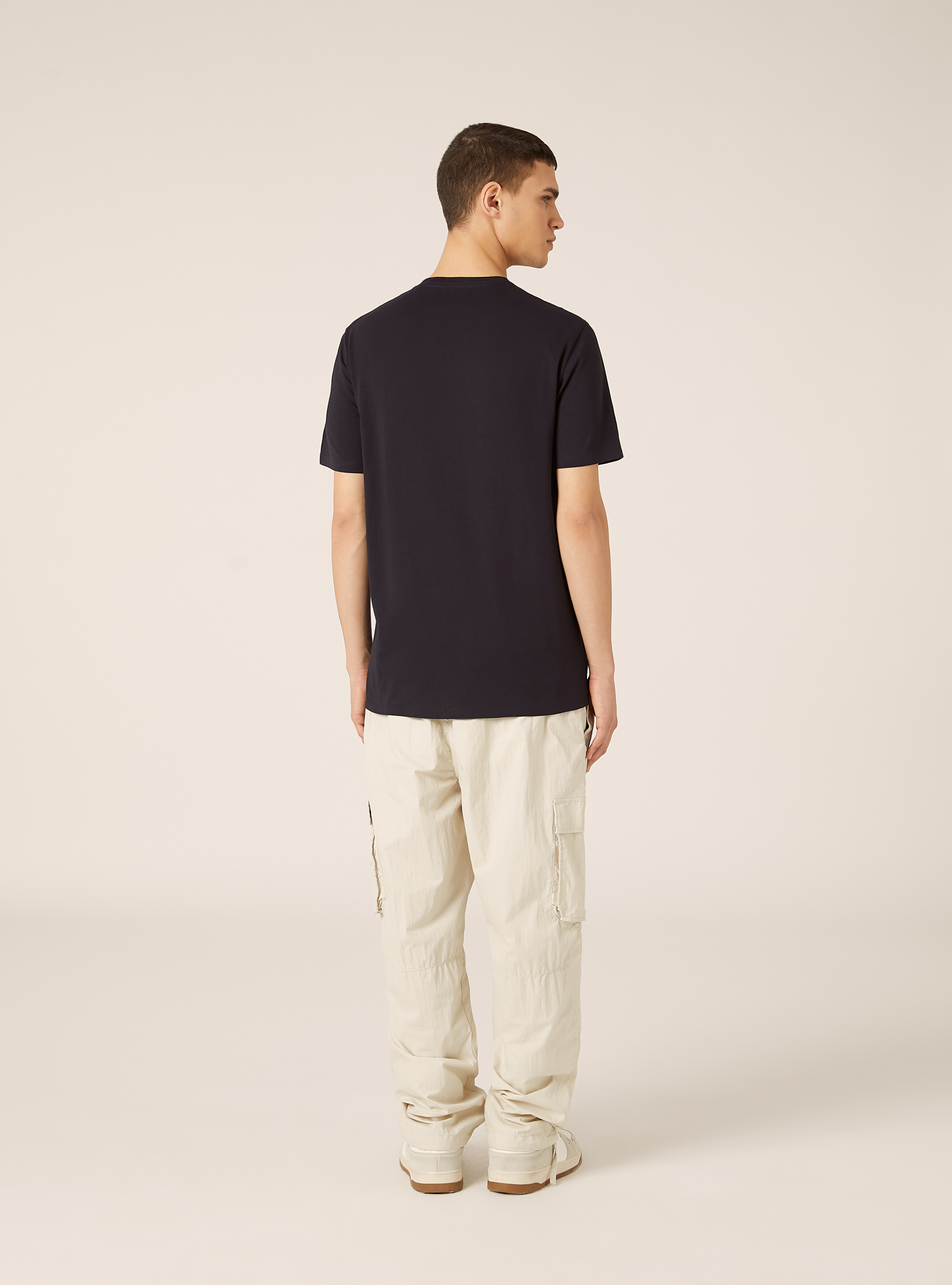 Basic Cotton T-Shirt, NA1 NAVY DARK
