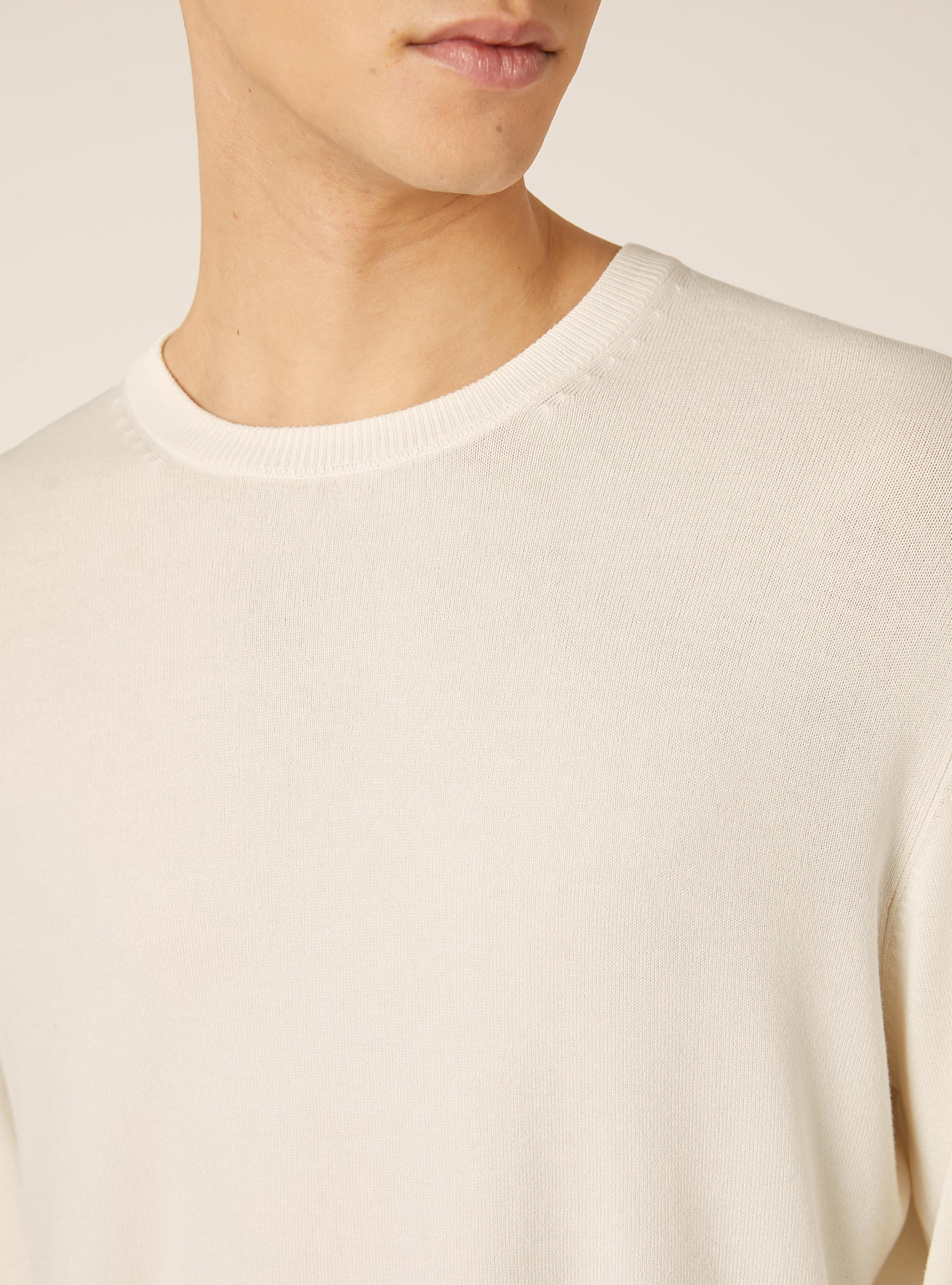 Pullover in sustainable Ecovero viscose, WH1 OFF WHITE