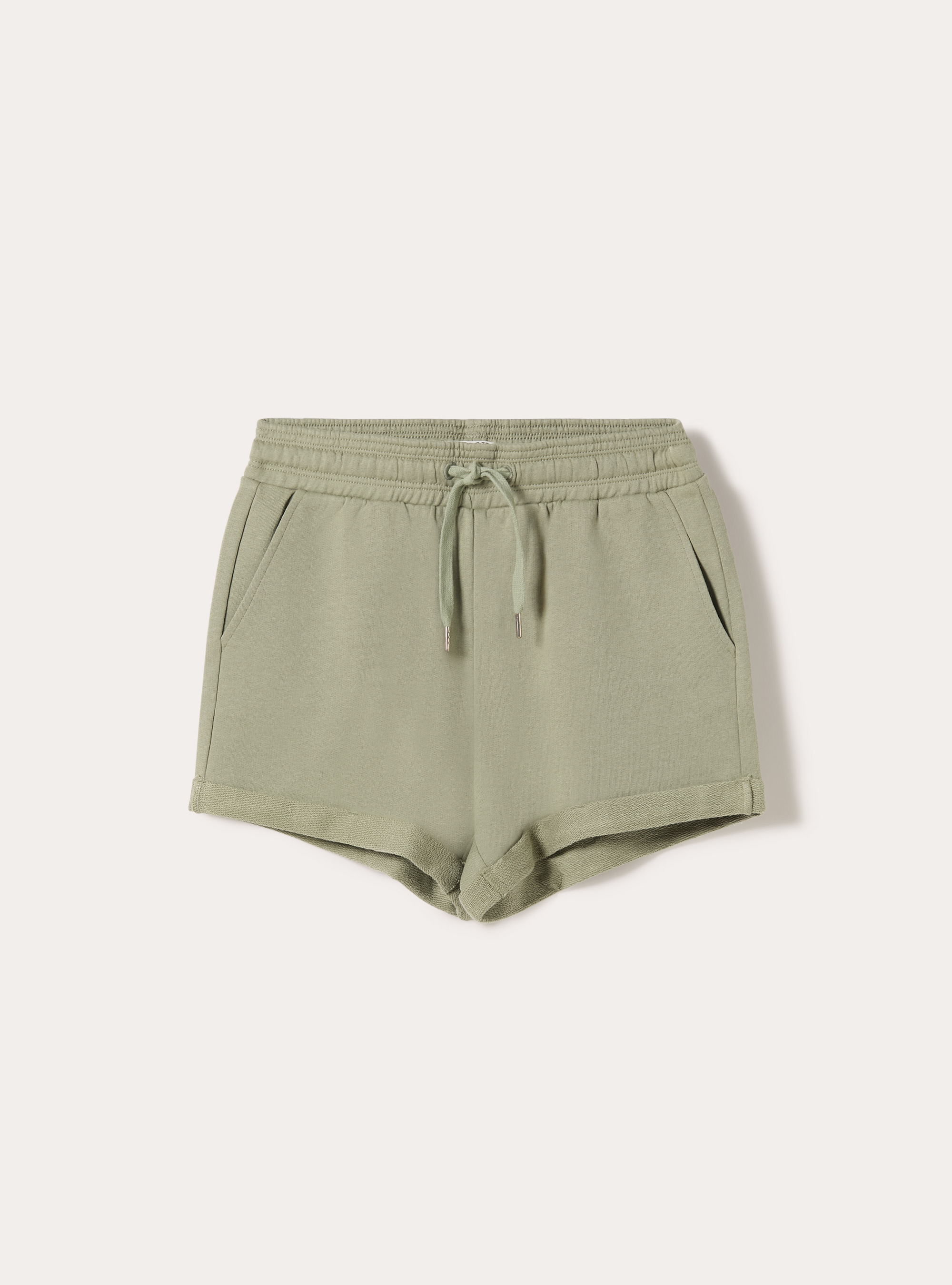 Shorts in cotone con vita elasticizzata, KAKY MEDIO