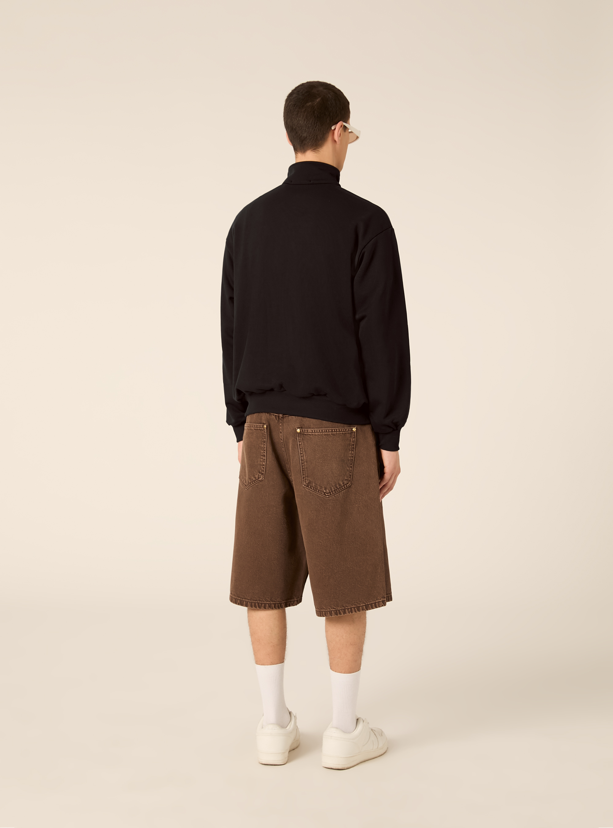 sweat-shirt coupe box, BK1 BLACK