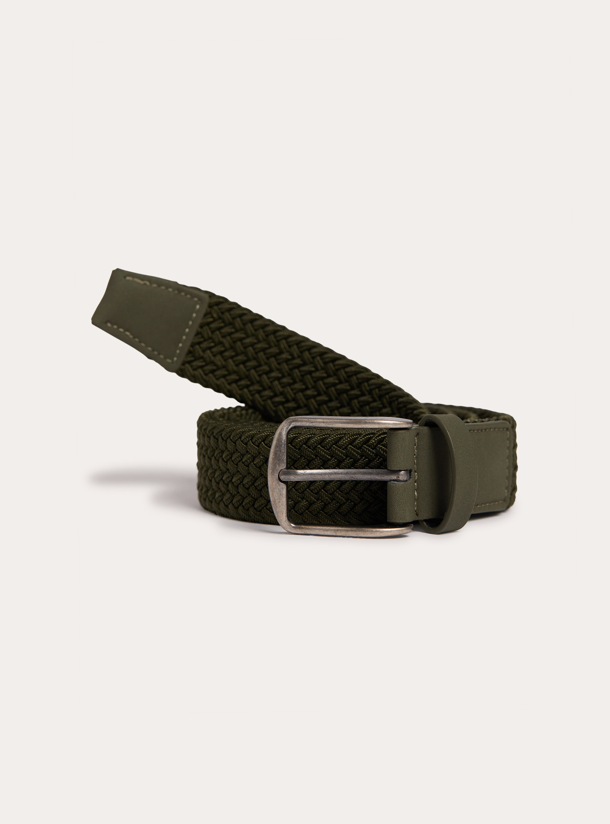 Ceinture tress&eacute;e &eacute;lastique, KY2 KAKY MEDIUM