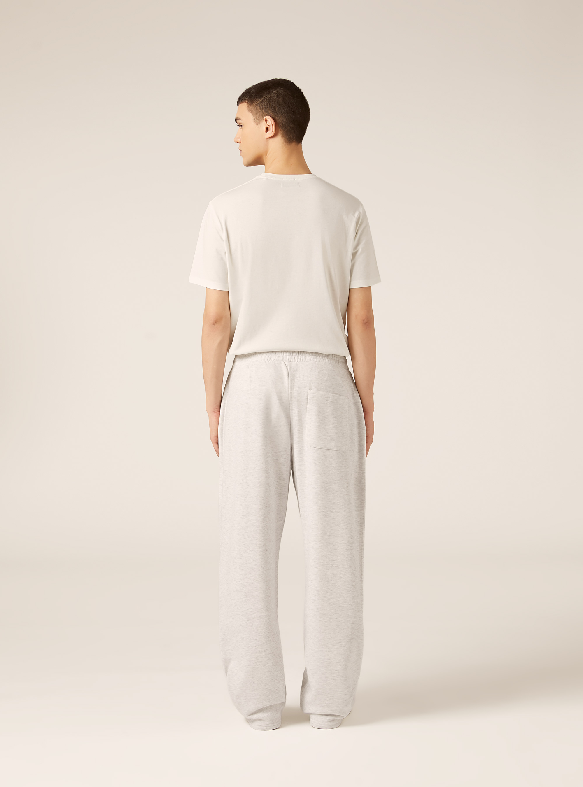 Pantalon ample l&eacute;ger en molleton, MGY3 GREY MEL LIGHT