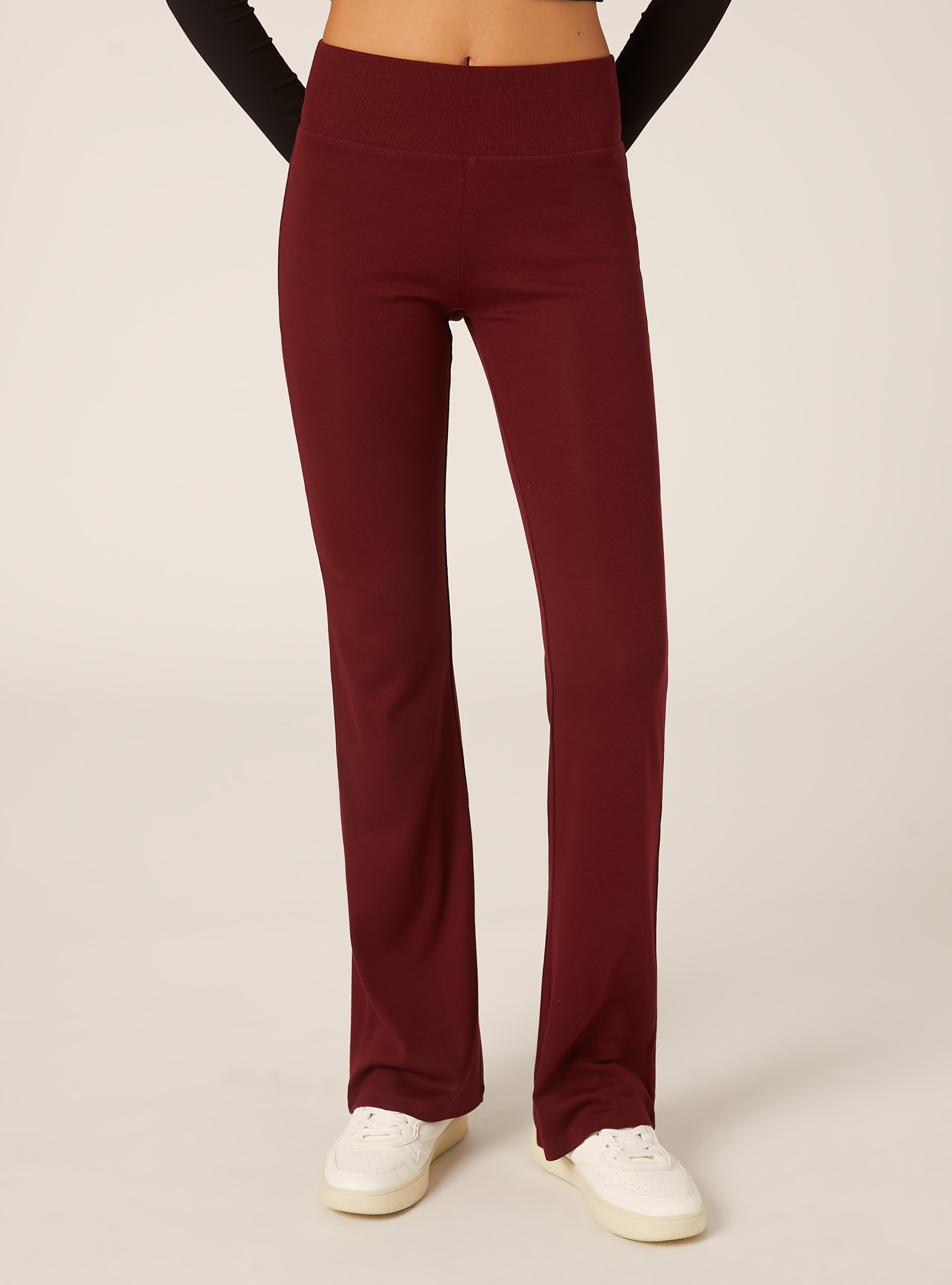 Leggings &eacute;vas&eacute;s, BO1 BORDEAUX DARK