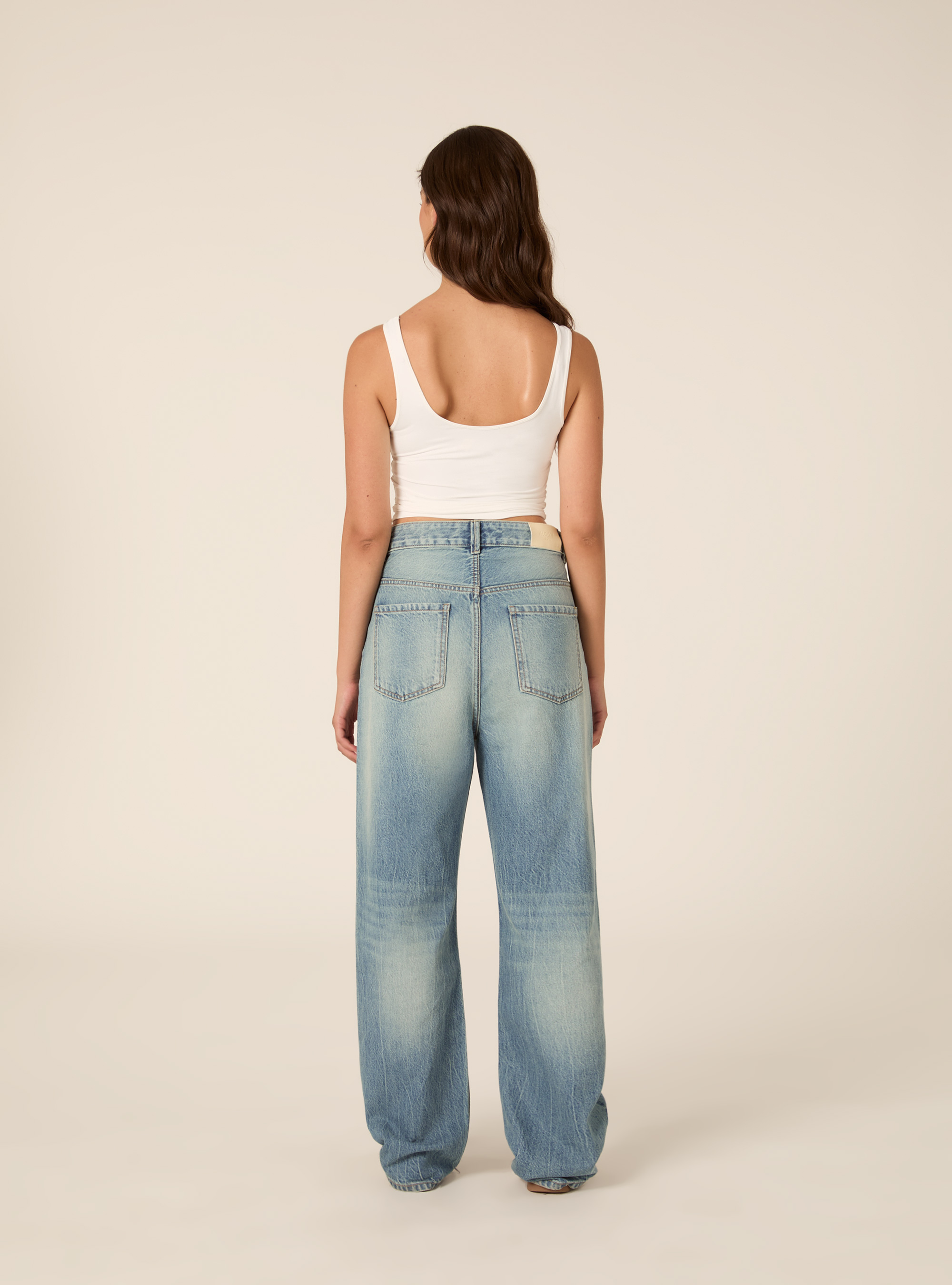 Second Skin Effect Crop Tank Top, WH3 WHITE