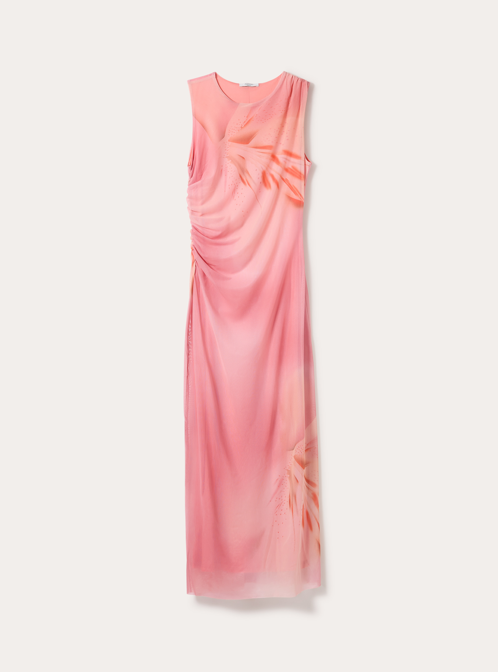 Midi-Kleid aus T&uuml;ll, PK2 PINK MEDIUM