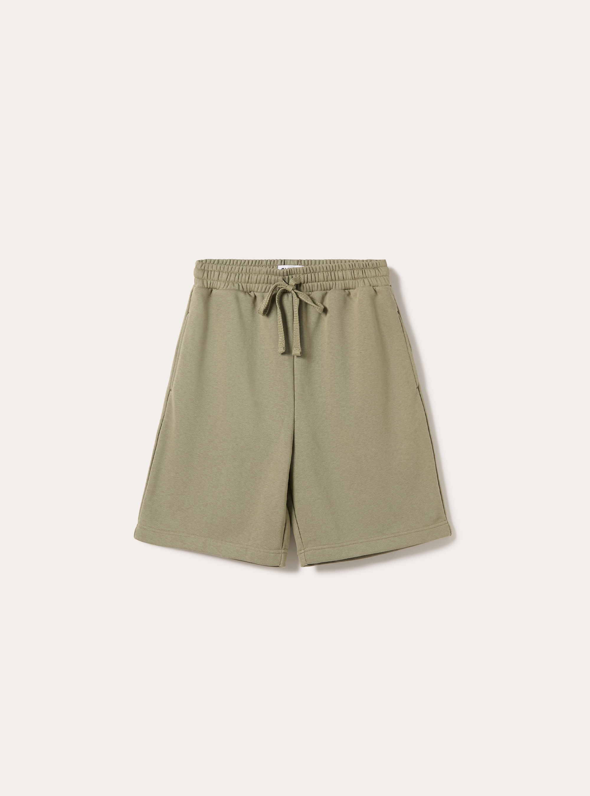 Basic French Terry Bermuda Shorts, KY2 KAKY MEDIUM
