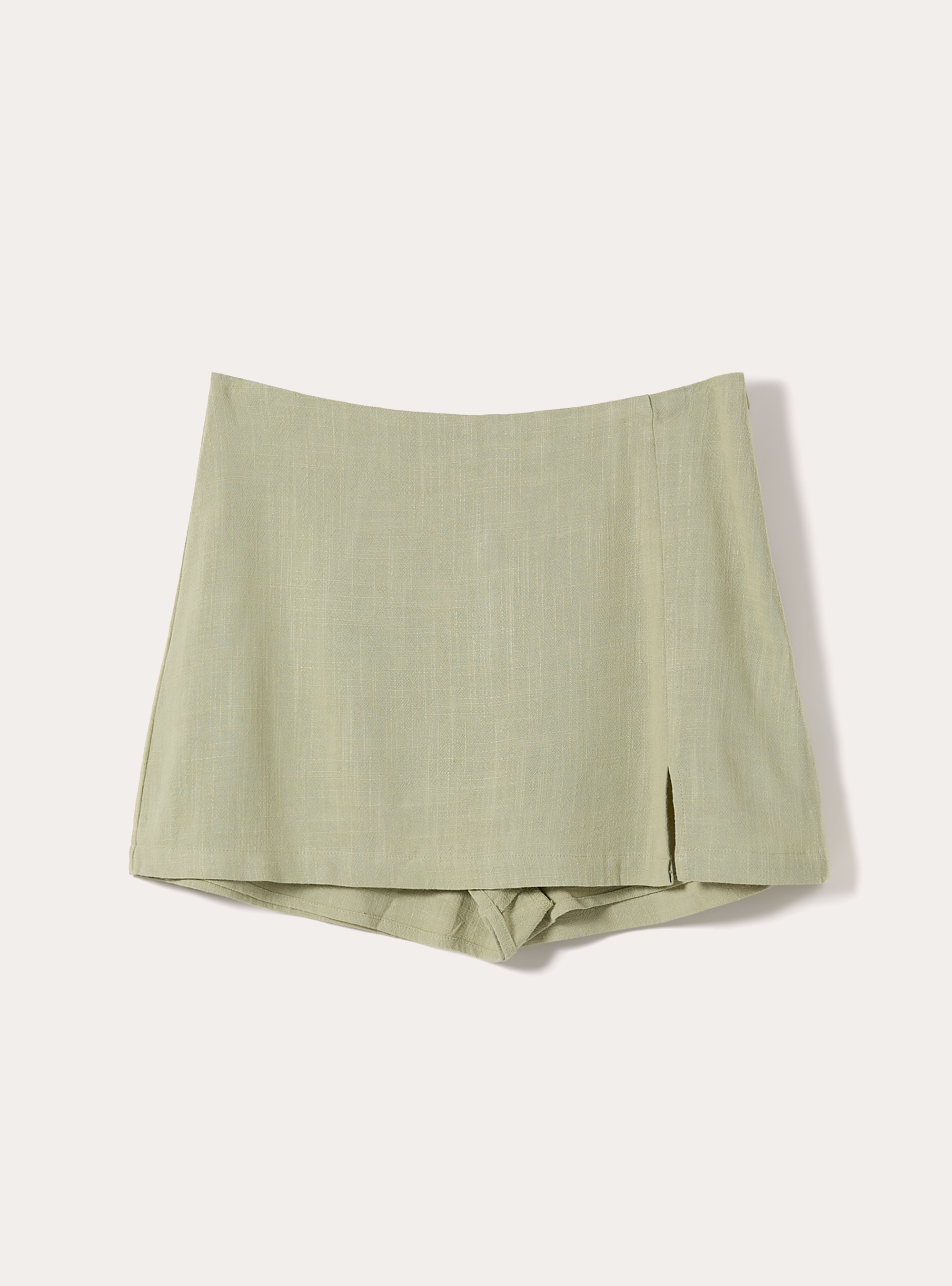 Linen-blend skort, KY3 KAKY LIGHT