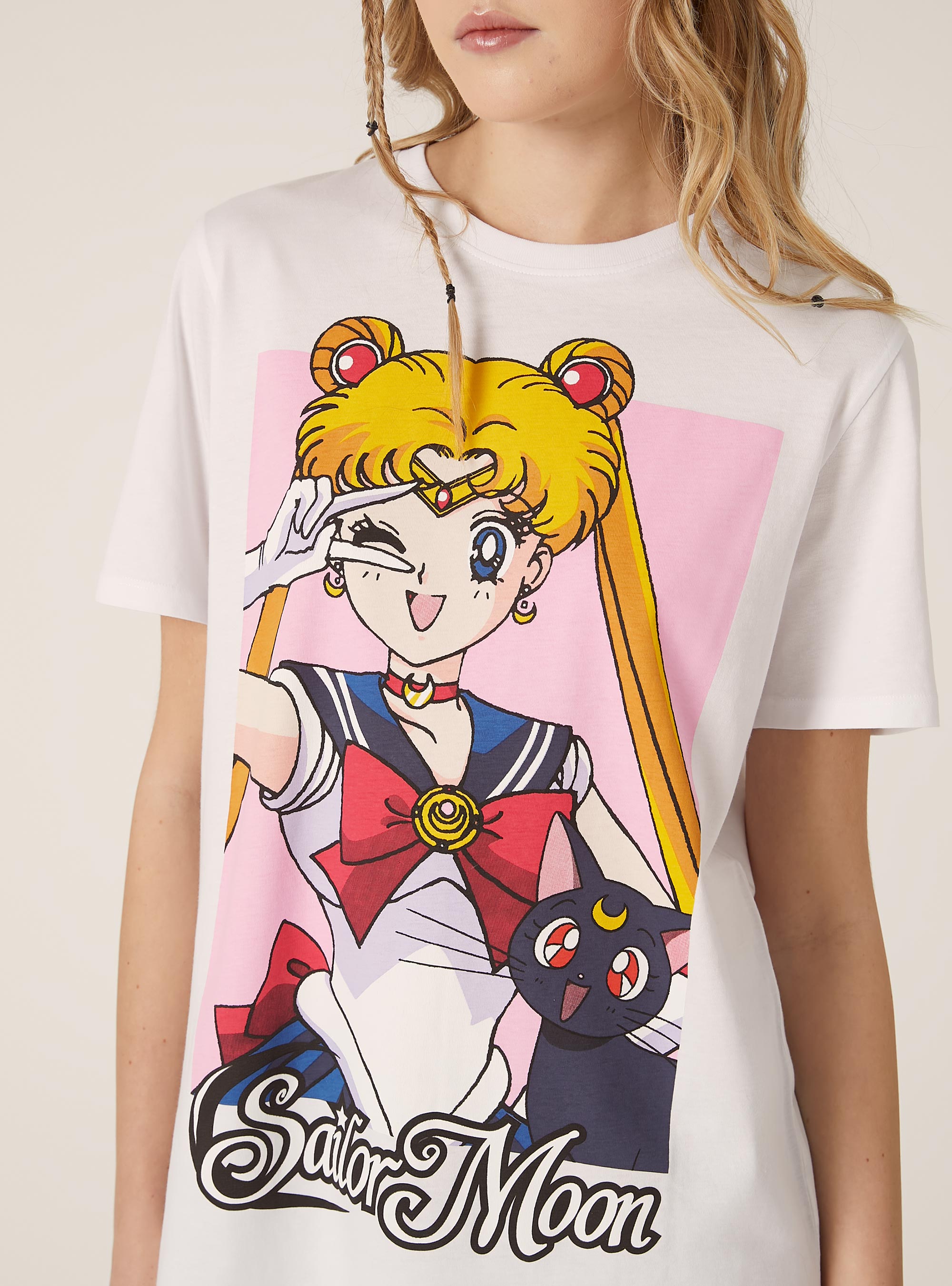 Camiseta Sailor Moon / Alcott, WH3 WHITE
