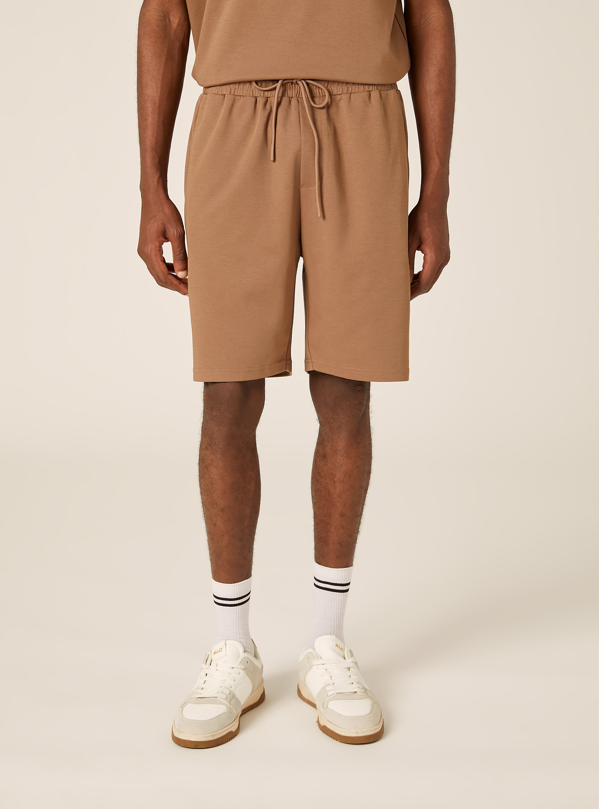 Bermudas AIRes de jersey, BR2 BROWN MEDIUM