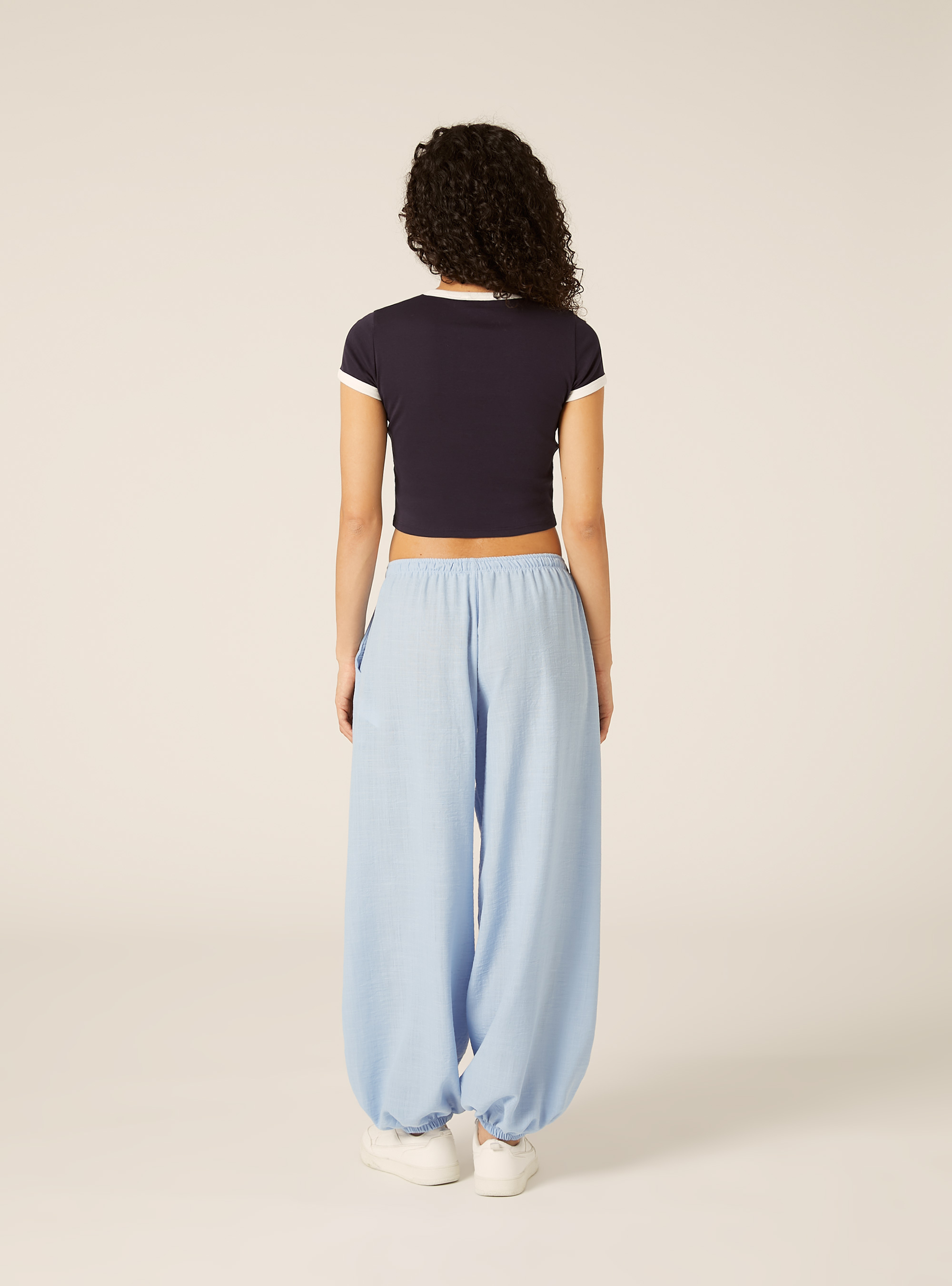 T-Shirt Crop Fit, NA2 NAVY MEDIUM