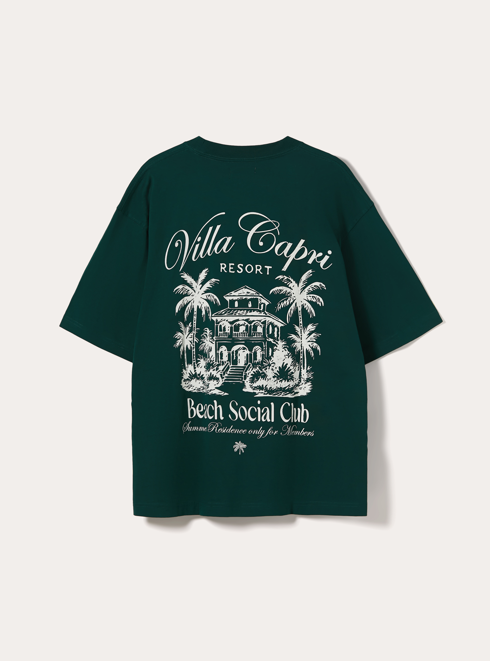 Boxy Fit T-Shirt Capri Amore Mio, GN1 GREEN DARK
