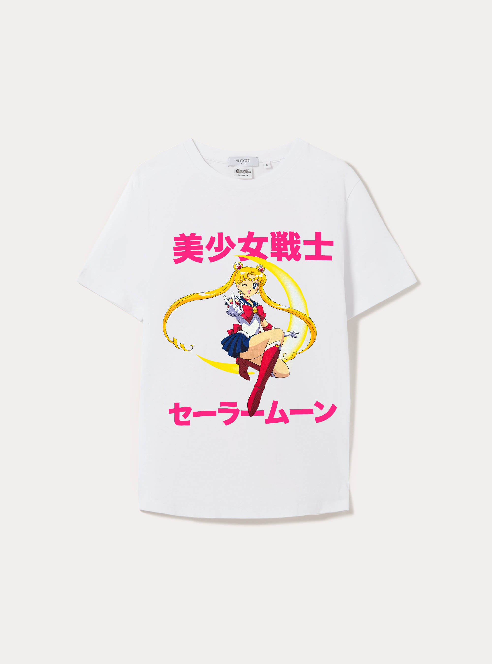 T-shirt Sailor Moon / Alcott, WH3 WHITE