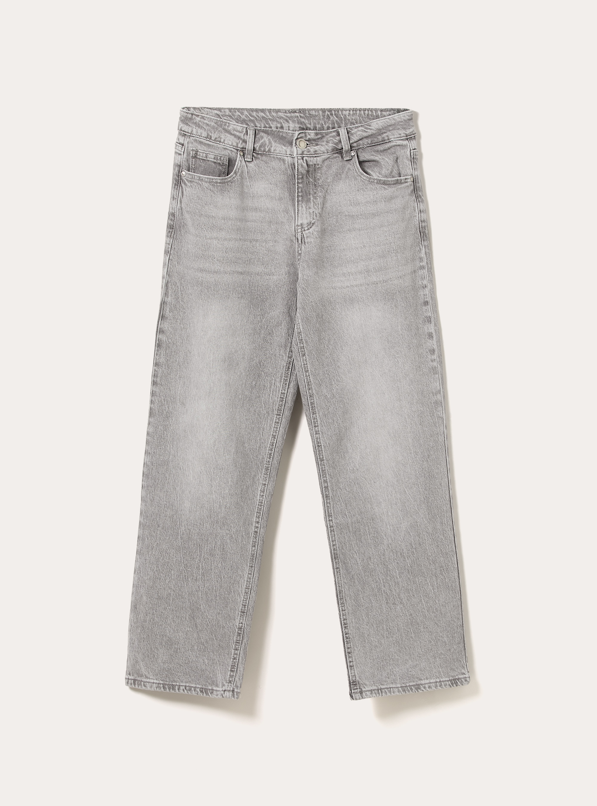 Straight fit jeans with bows, D00G GREY