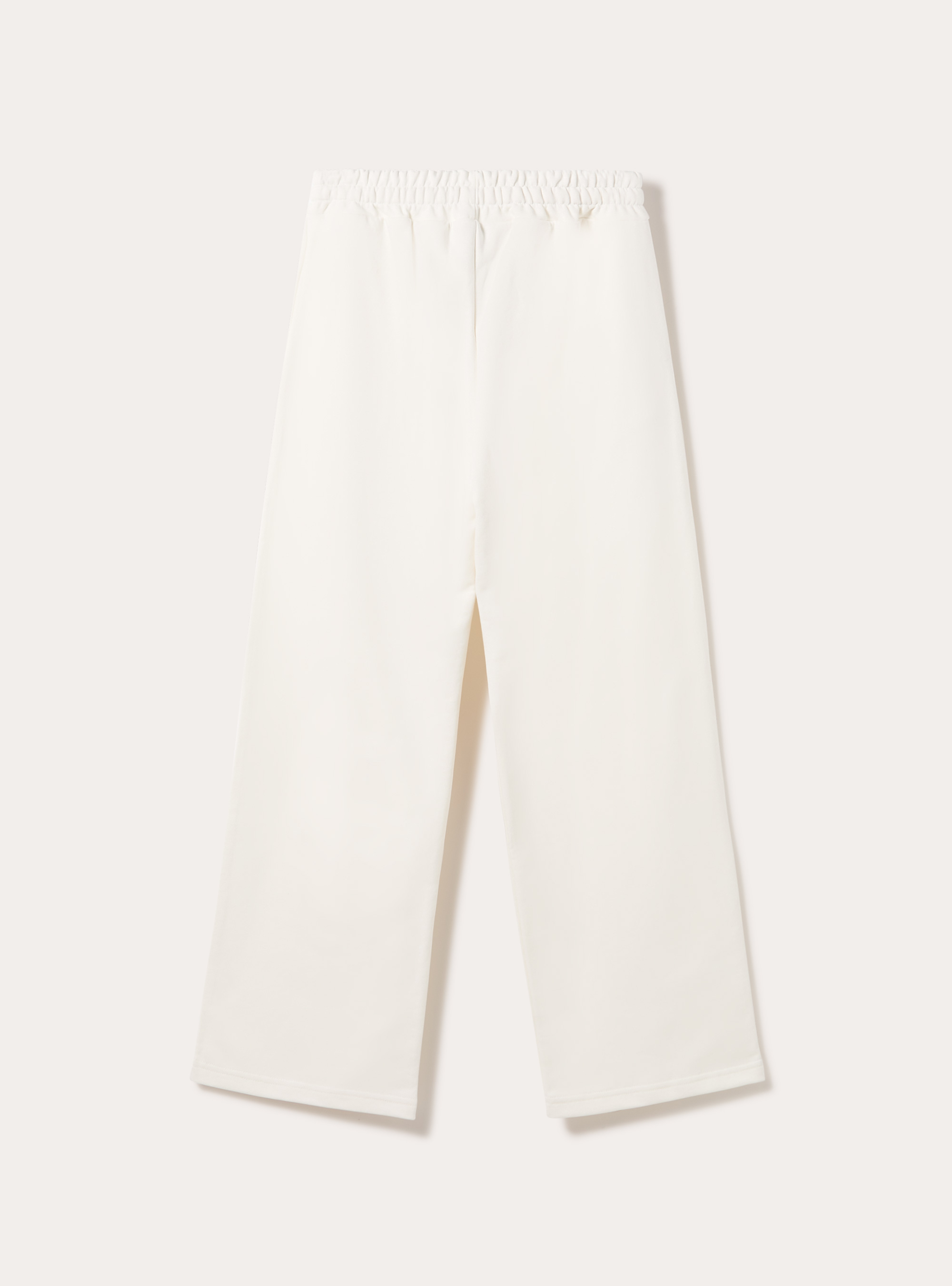 Wide leg jogger pants, WH1 OFF WHITE