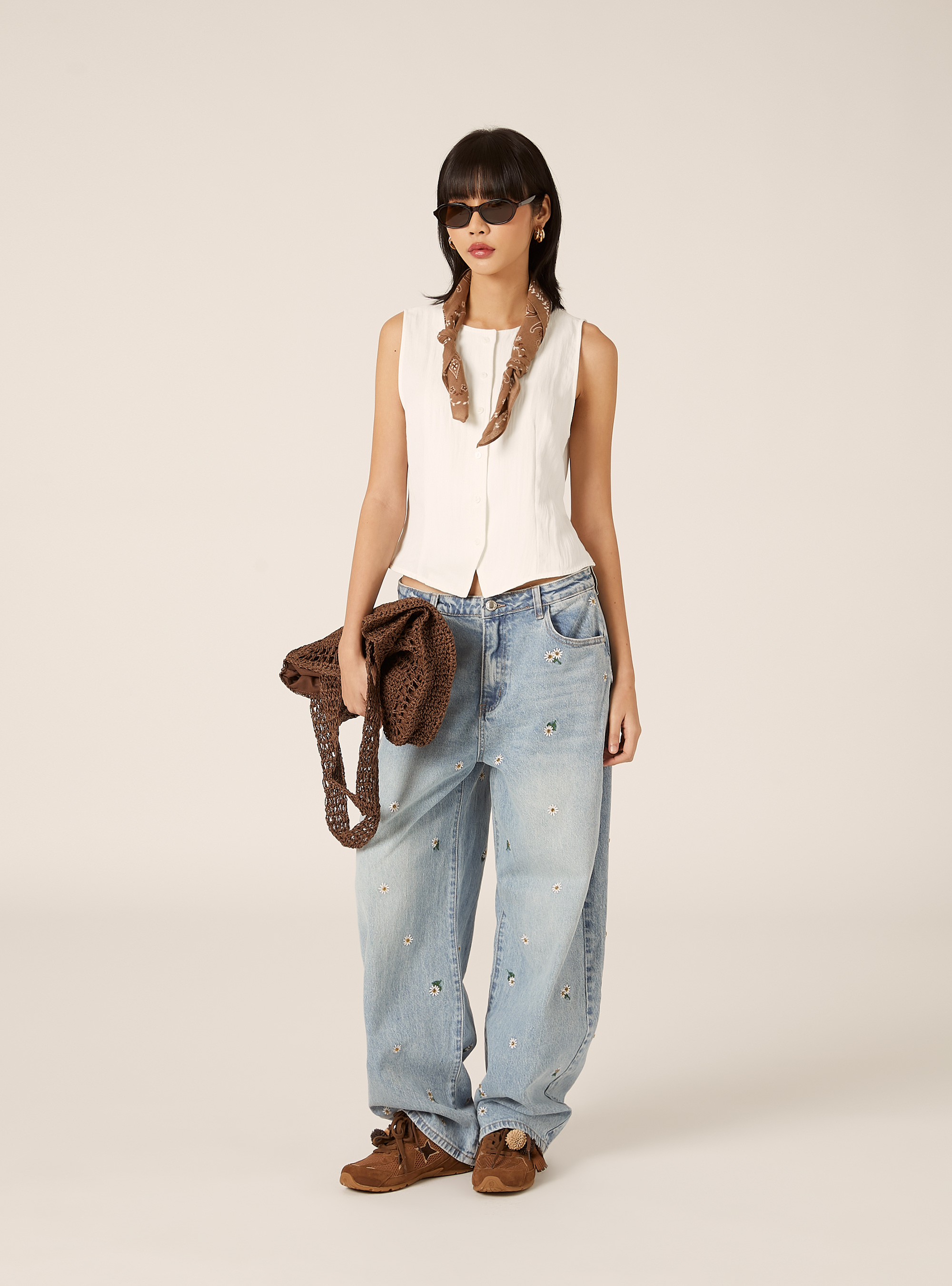 Tailored textured waistcoat, WH3 WHITE