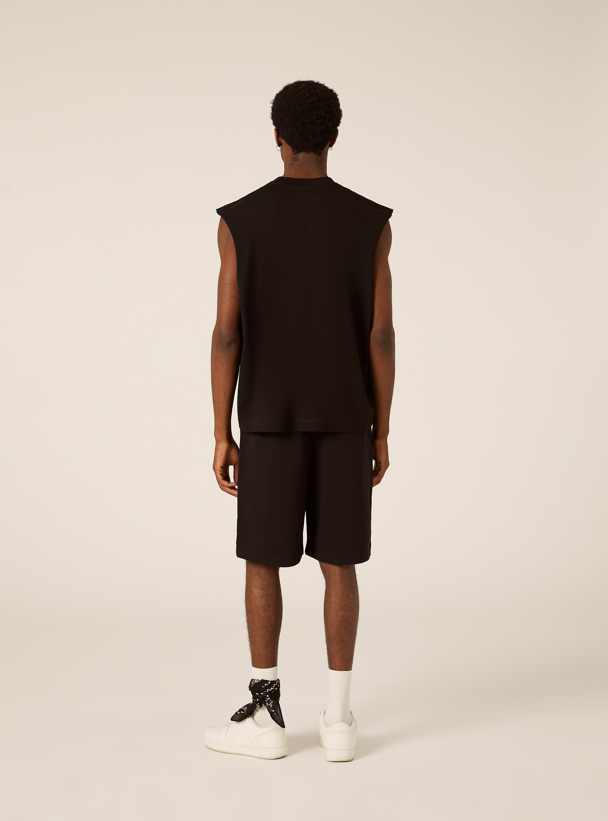Boxy Fit Tanktop, BK1 BLACK