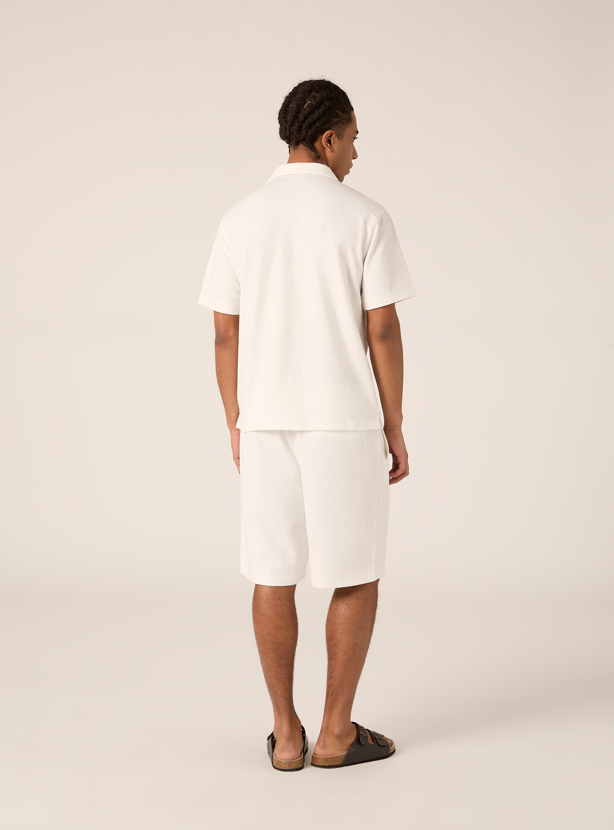 Short-sleeved jersey shirt, WH2 WHITE