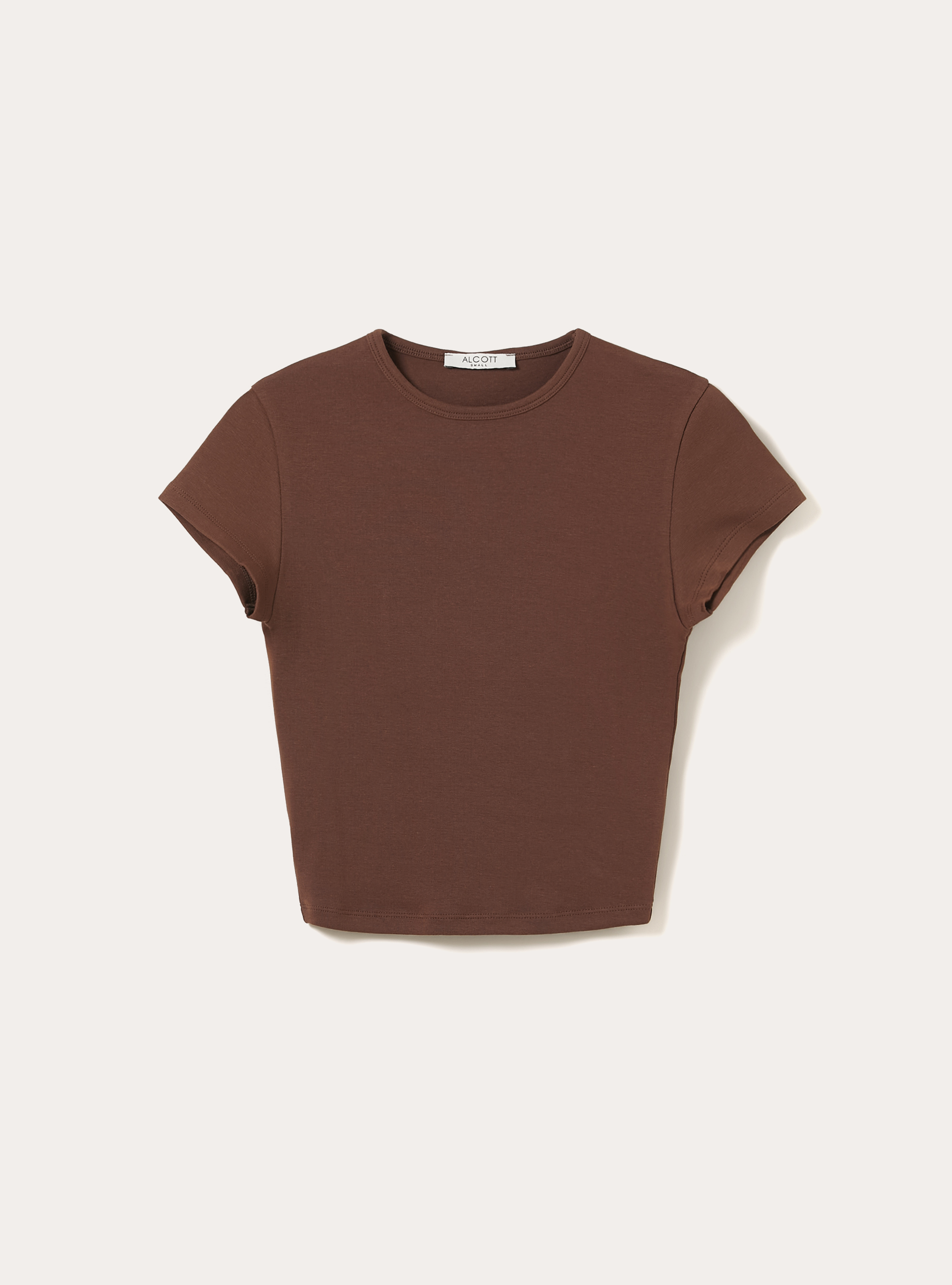 Slim Fit Short Sleeve T-Shirt, BR2 BROWN MEDIUM