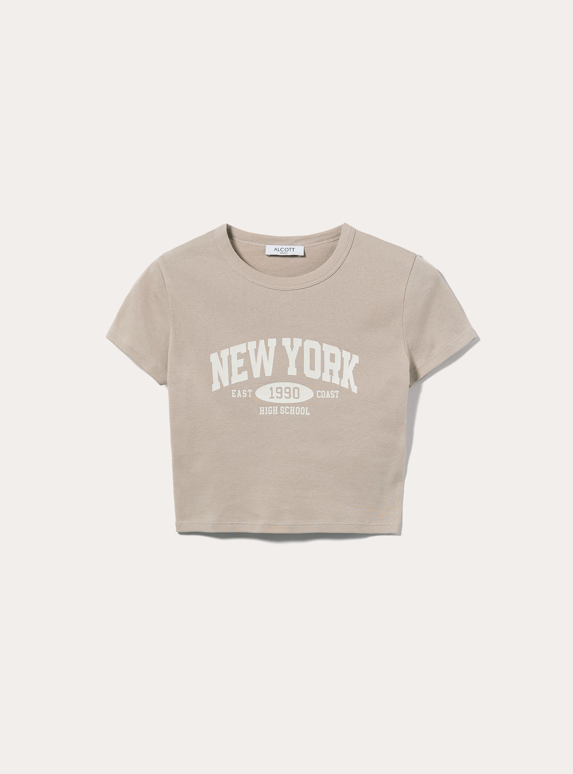 T-shirt court avec imprim&eacute;, BG3 BEIGE LIGHT