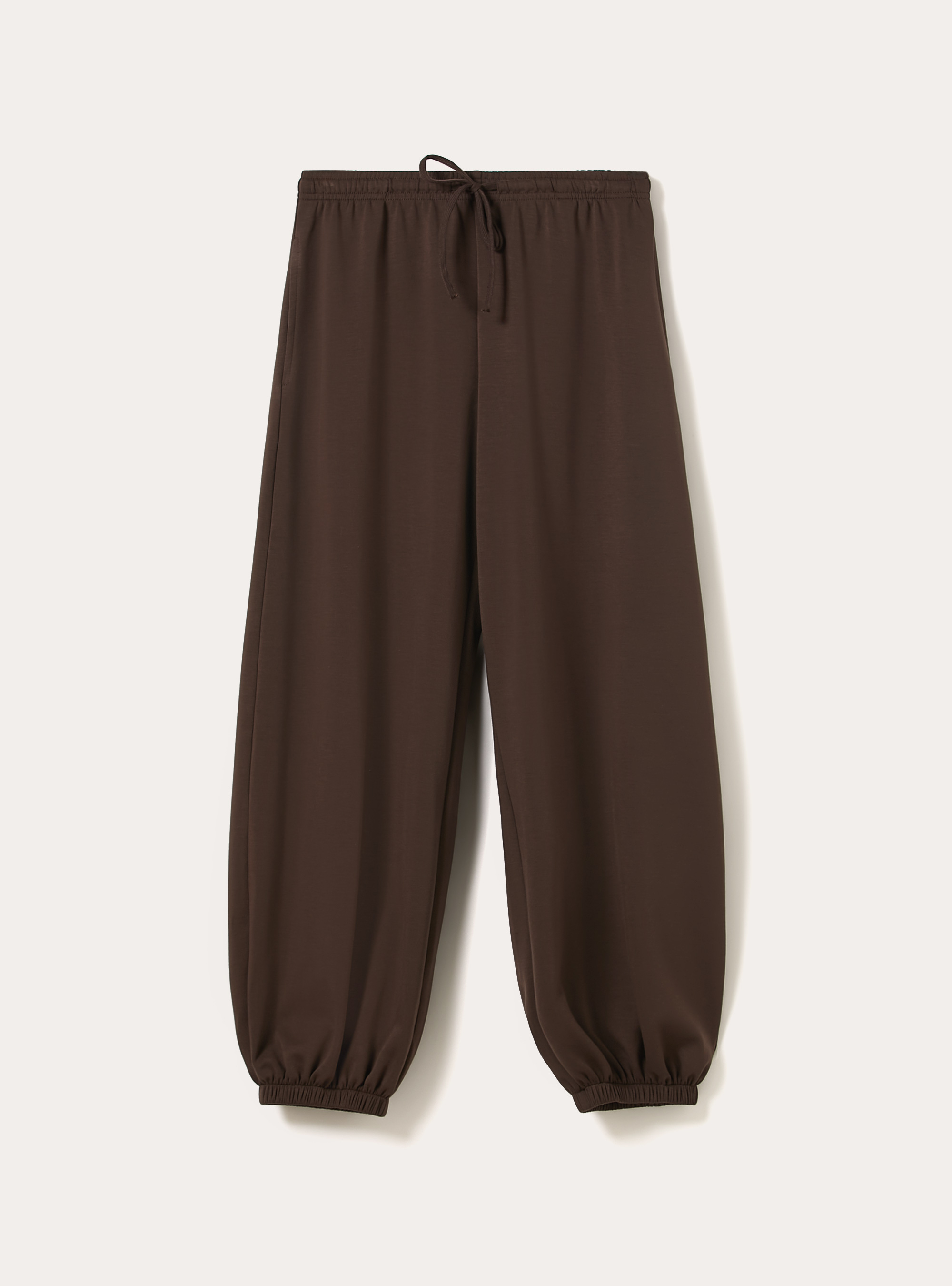 Balloon fit modal joggers, BR2 BROWN MEDIUM