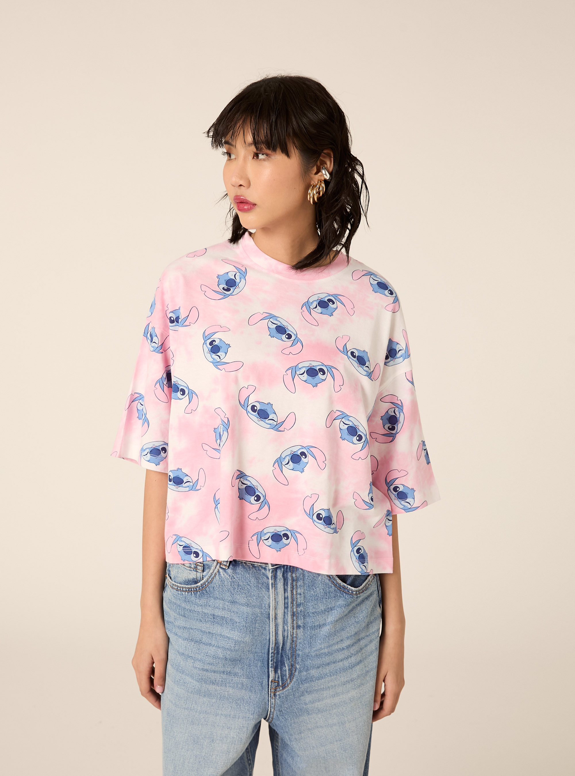 T-Shirt Lilo und Stitch / Alcott, PK1 PINK DARK