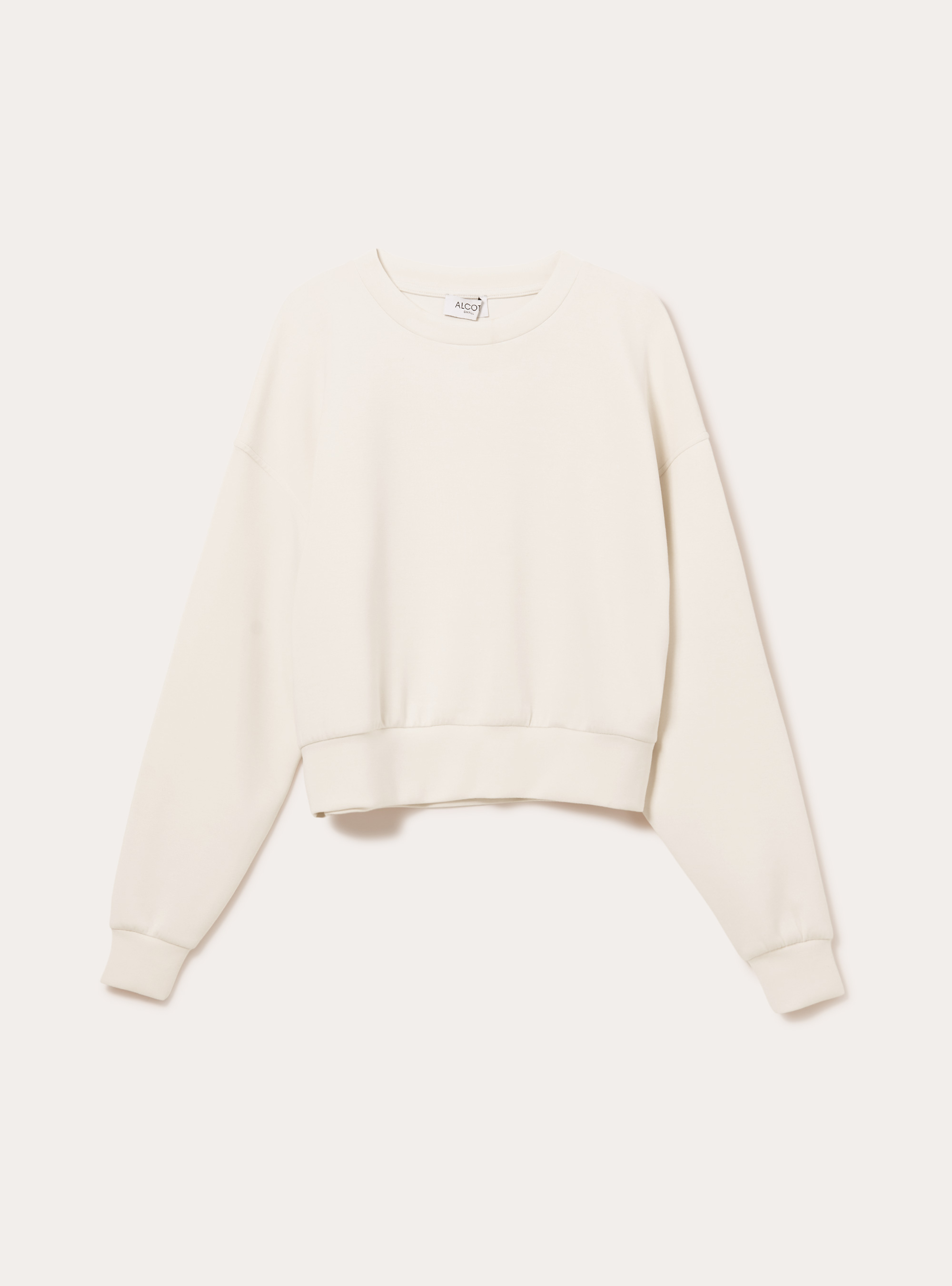 Sweat-shirt doux au toucher, CR3 CREAM LIGHT