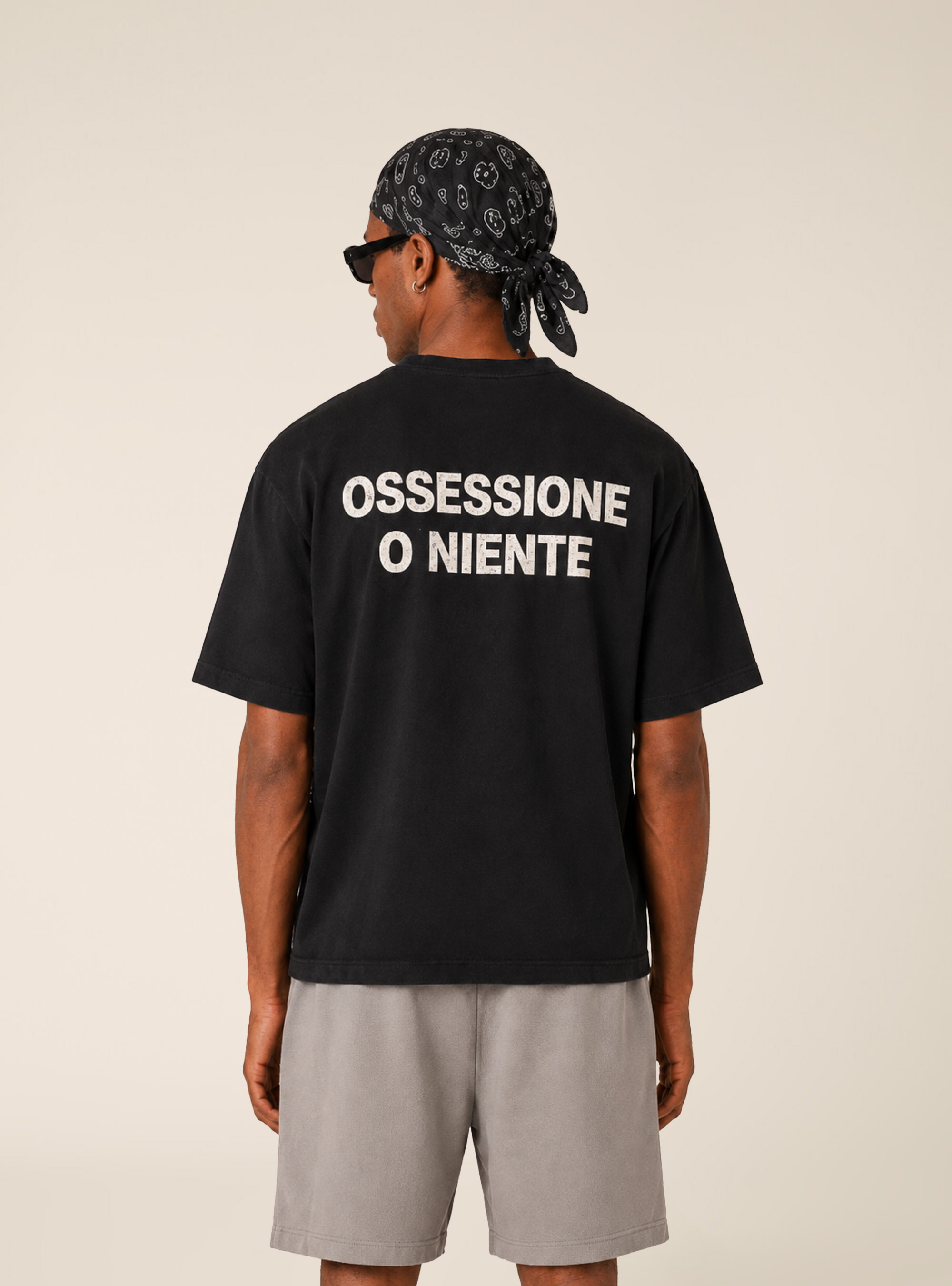 T-Shirt mit Lettering-Print, BK1 BLACK