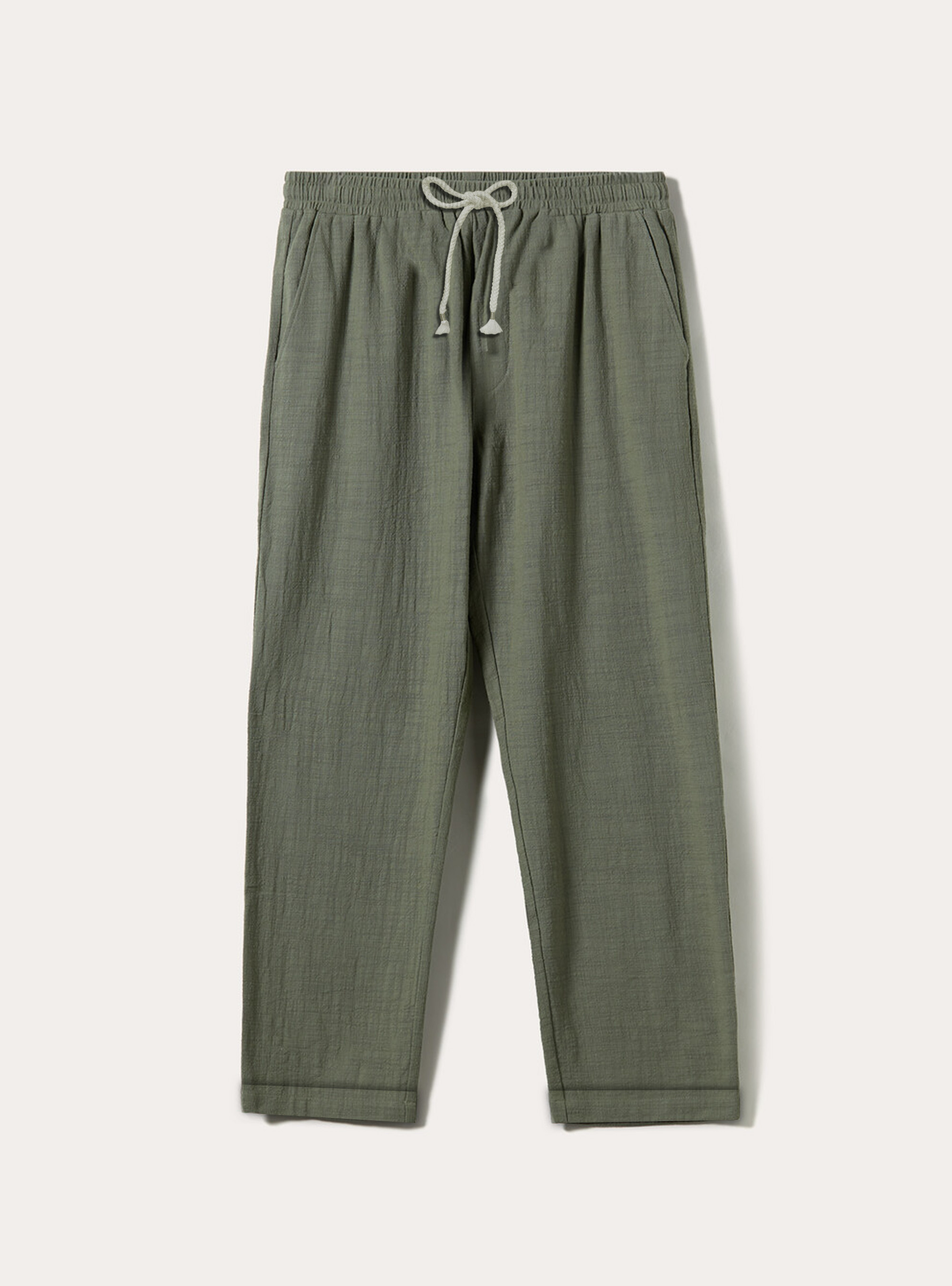 Pantalon de jogging l&eacute;ger avec &eacute;lastique, KY2 KAKY MEDIUM