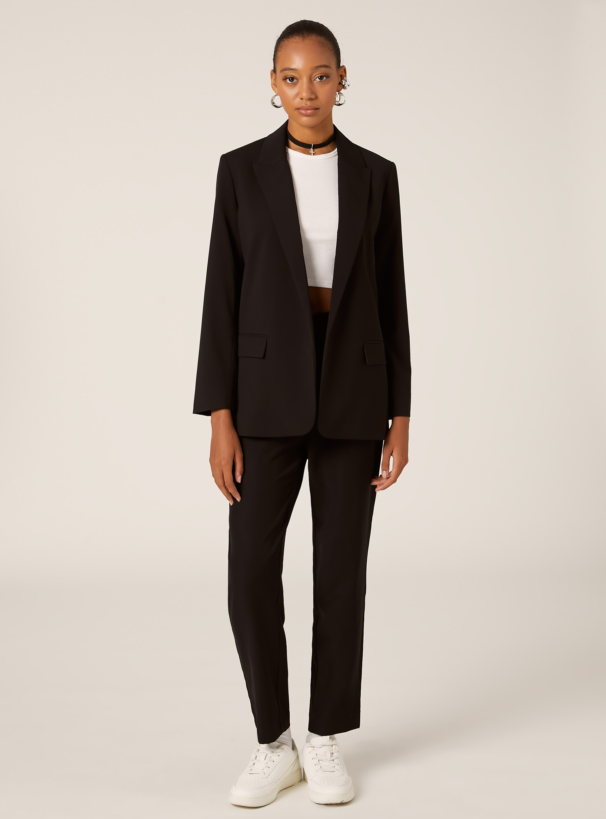 Blazer ouvert sur mesure, BK1 BLACK