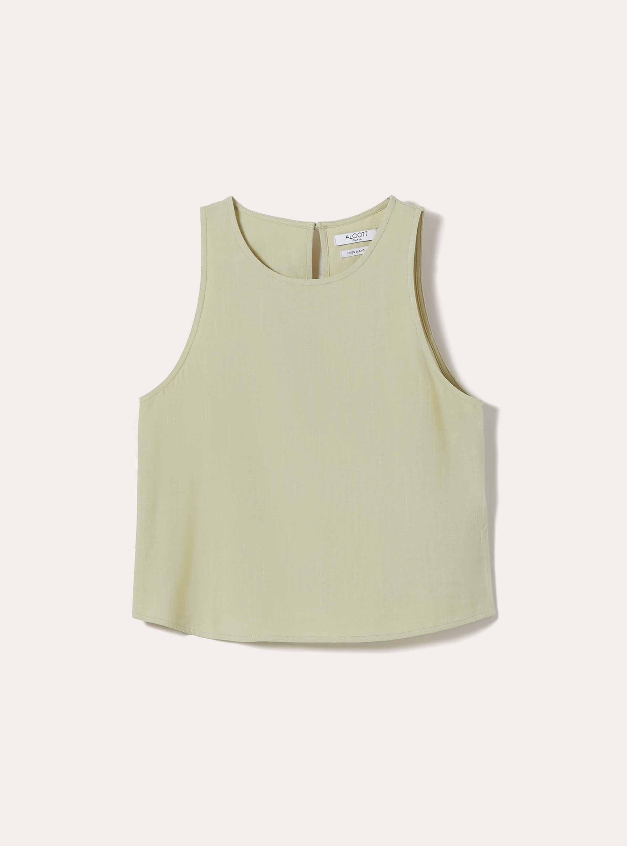 Basic-Tanktop aus Leinenmix, KY3 KAKY LIGHT
