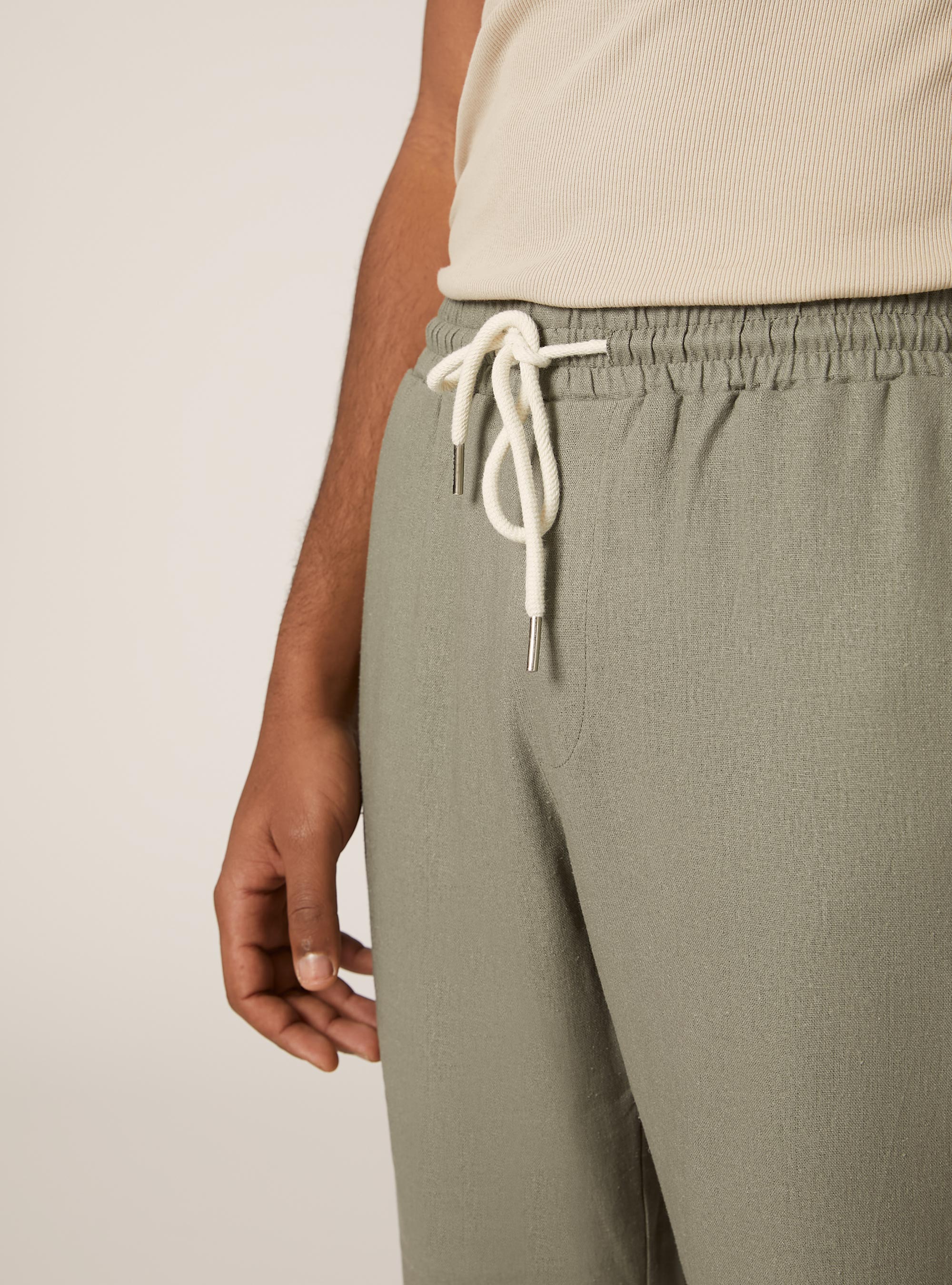 Jogginghose aus Leinenmischung, KY3 KAKY LIGHT