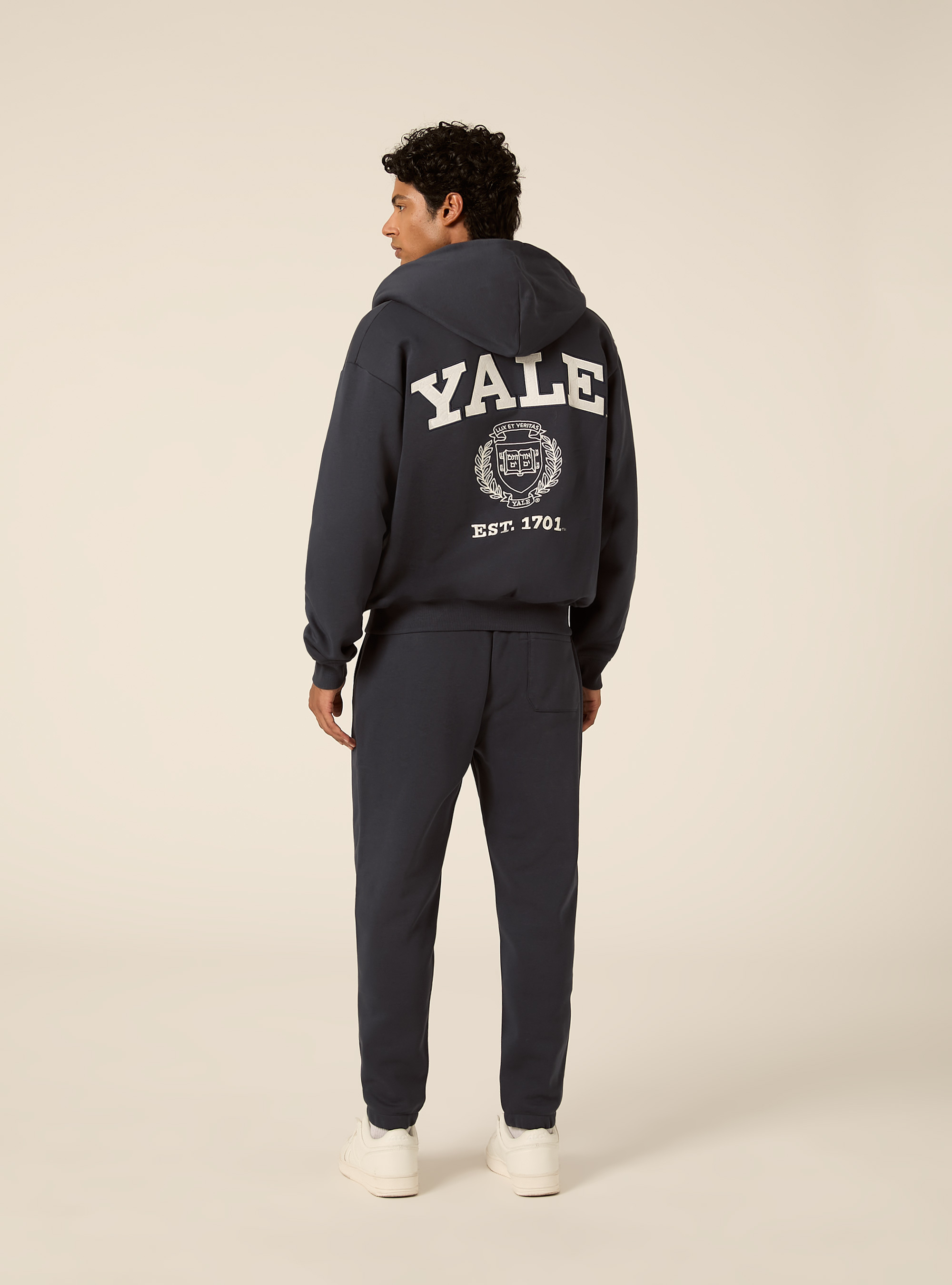 Cardigan yale boxy fit, NAVY MEDIO