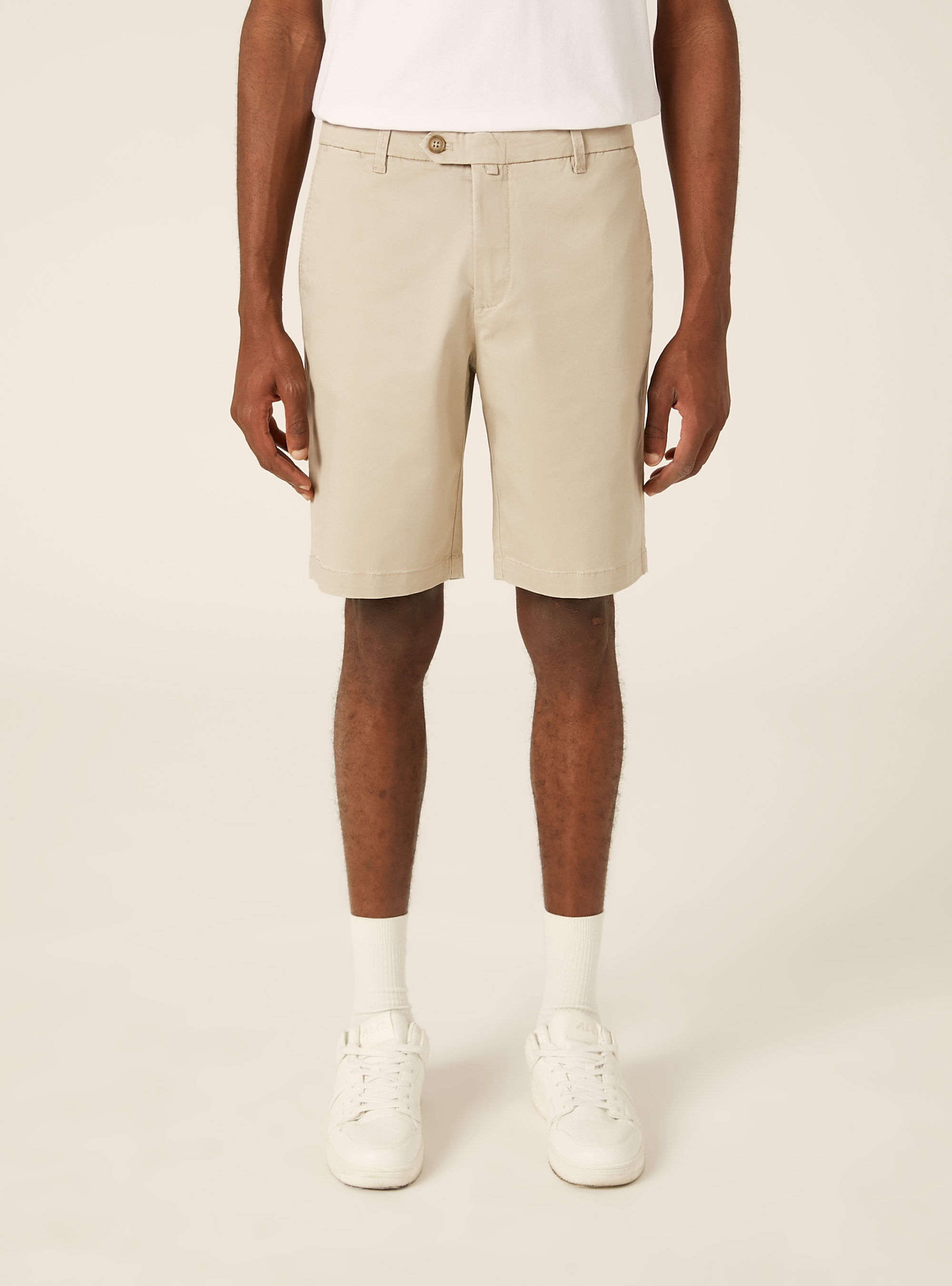 Twill Chino Bermuda Shorts, BG2 BEIGE MEDIUM