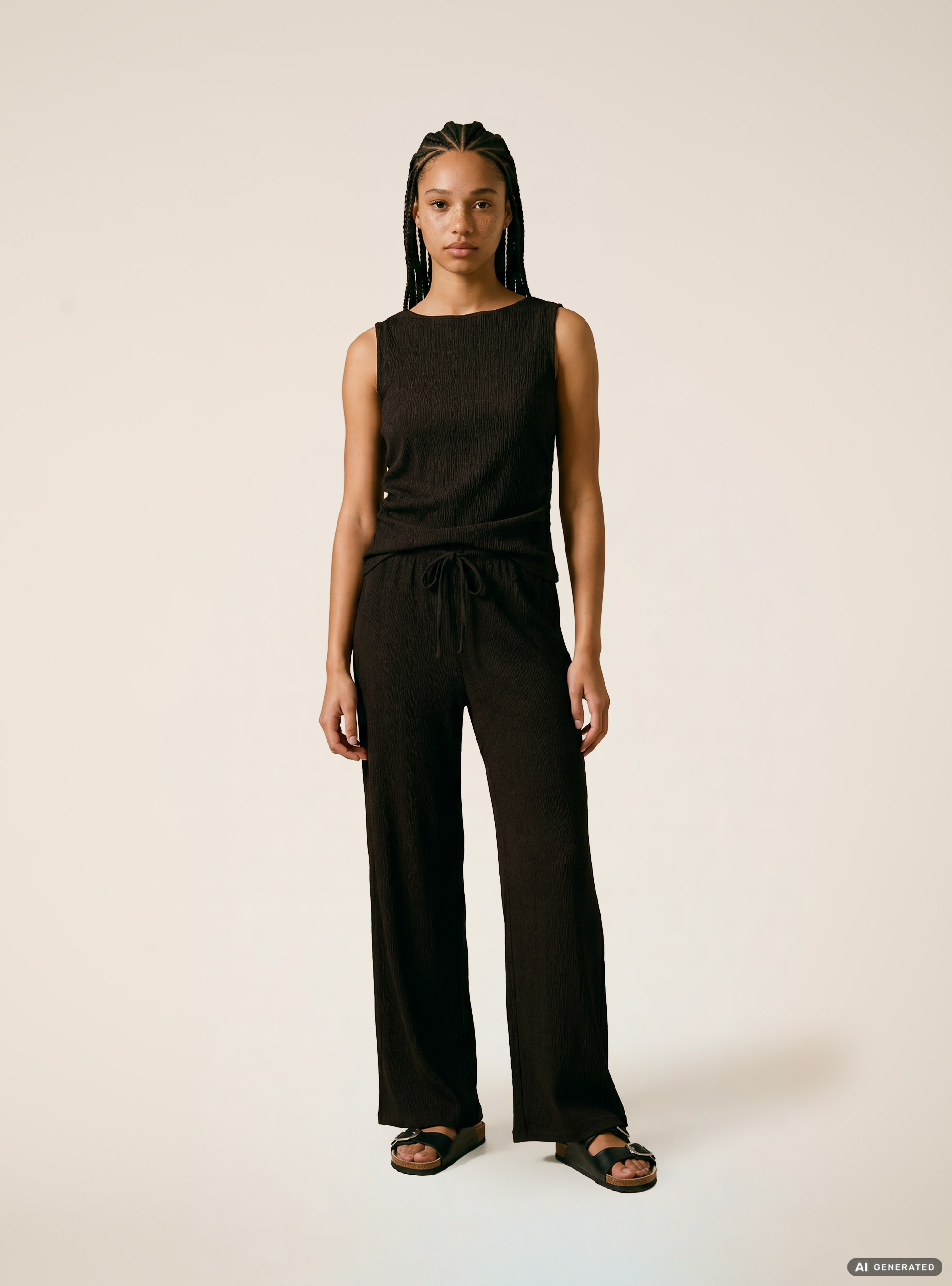 Pantaloni texturizzati, BK1 BLACK