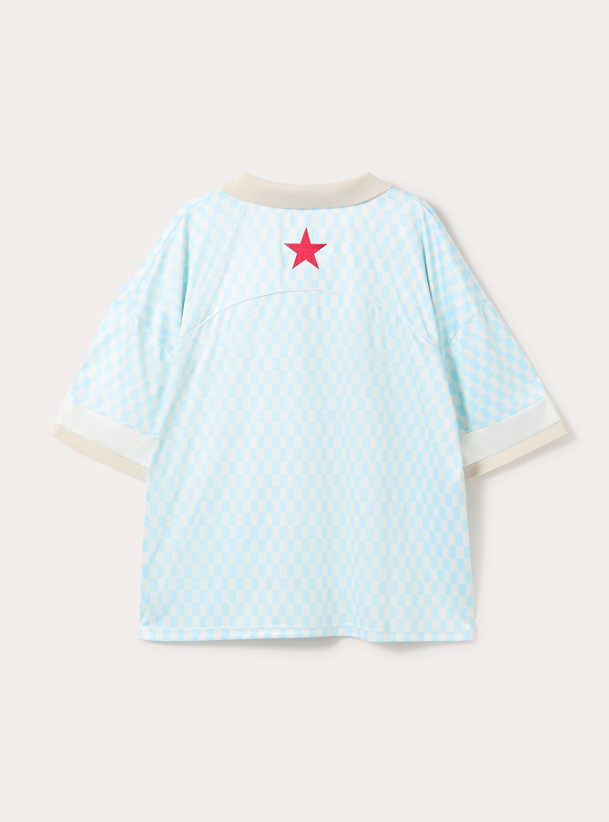 Polo con estampado Art Studio, AZ3 AZURE LIGHT