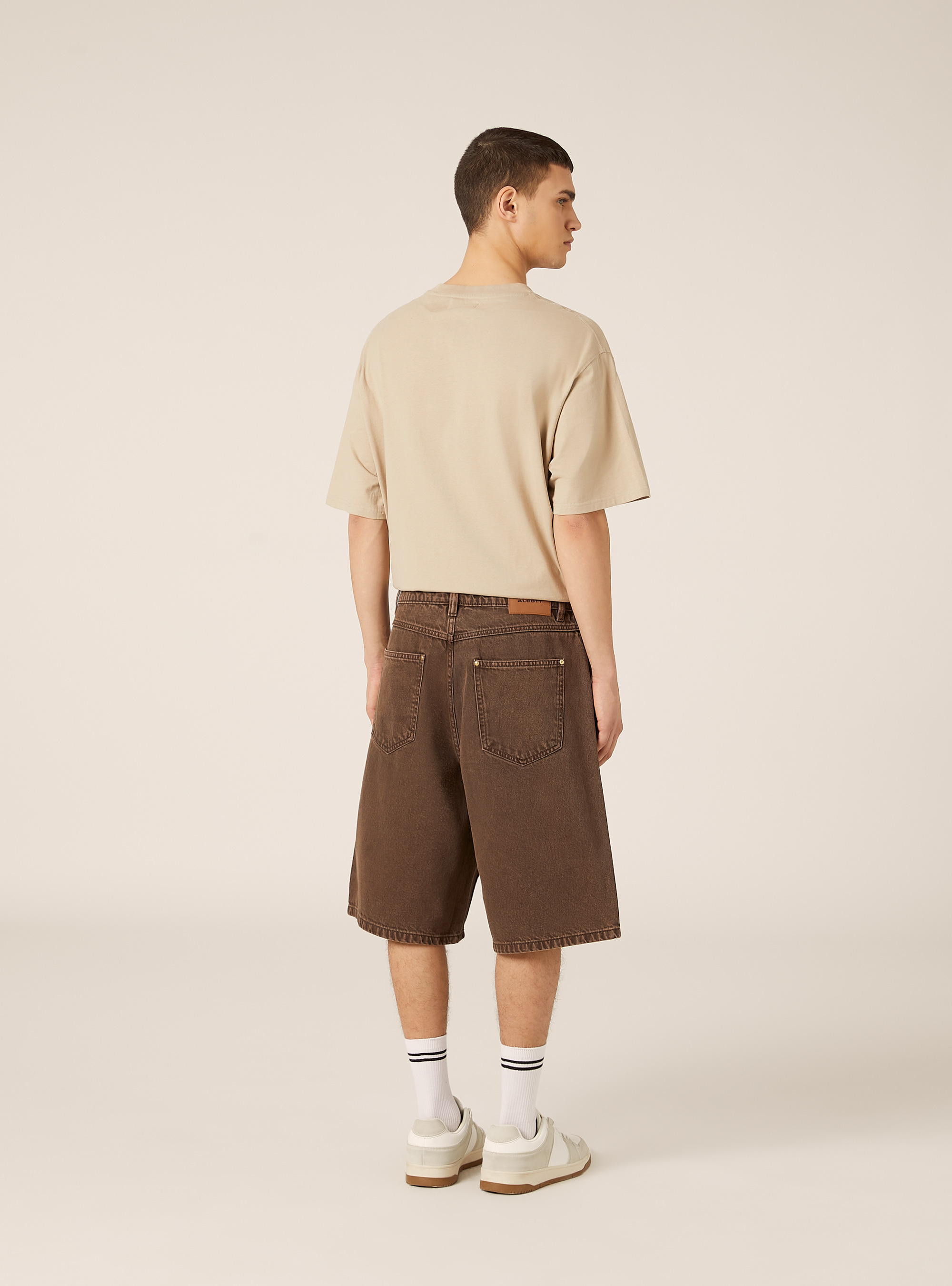 Jorts loose fit, BR2 BROWN MEDIUM
