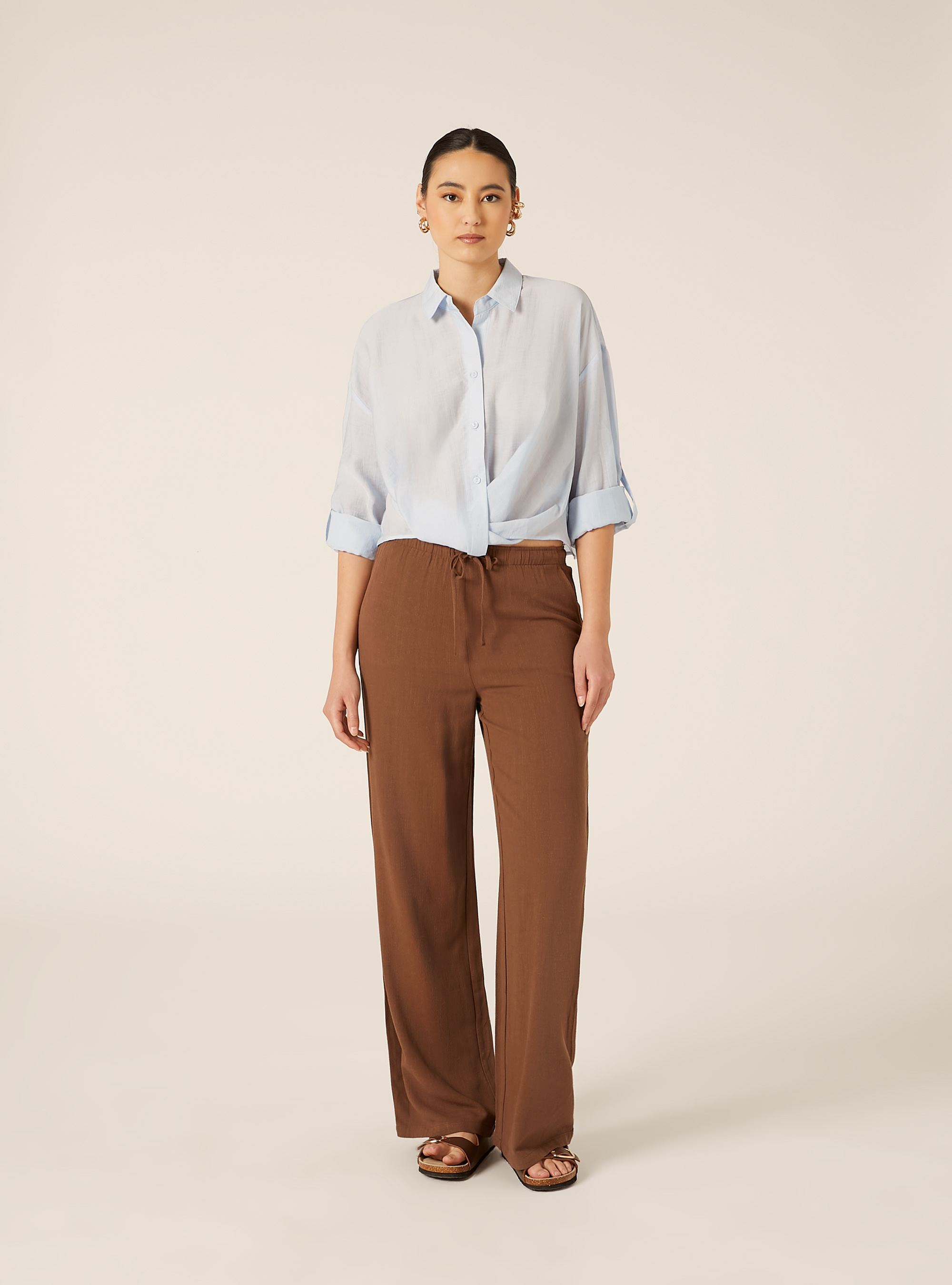 Camisa Oversize Ligera, AZ2 AZURE MEDIUM