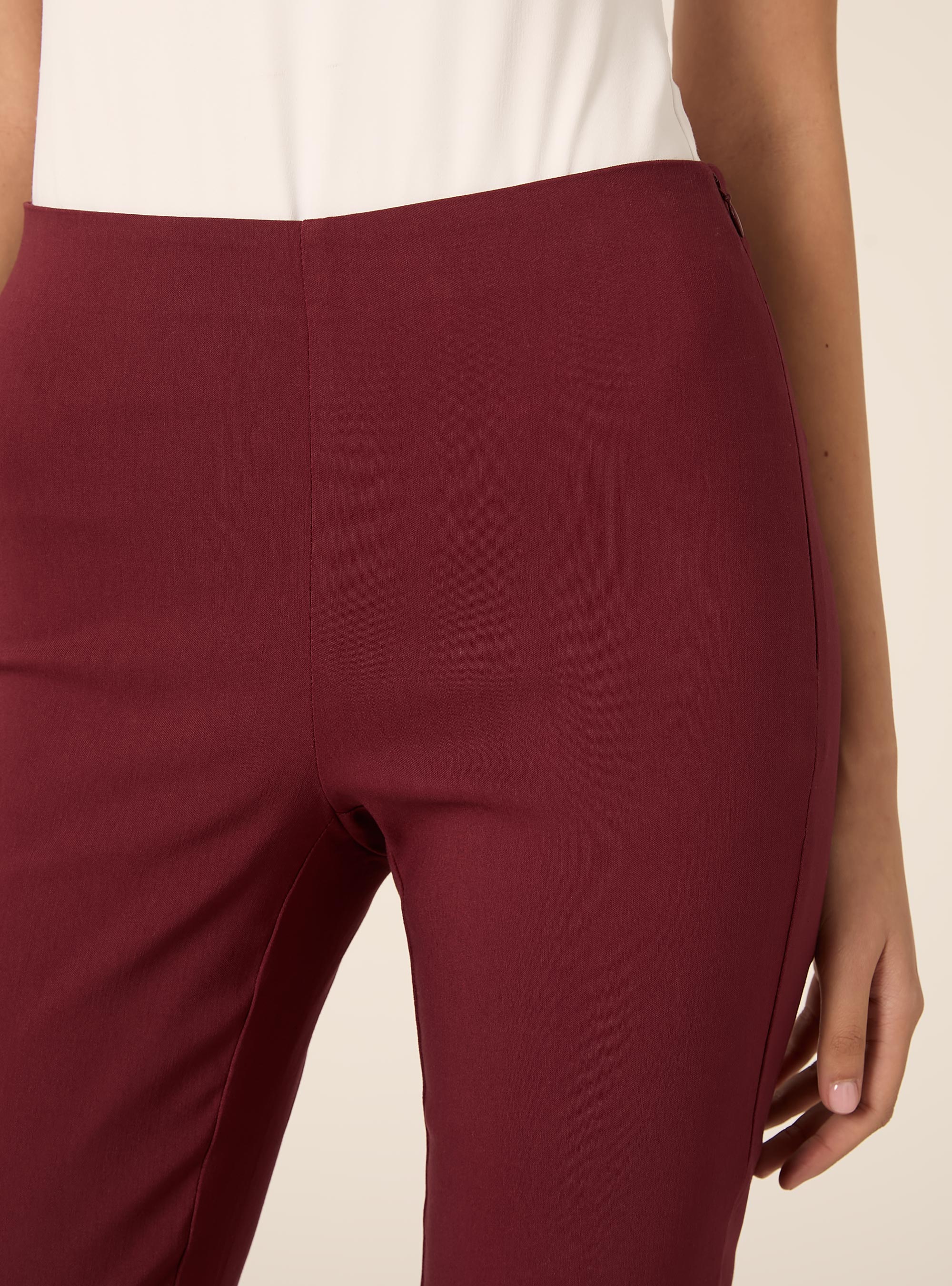 Slim-fit pants, BO2 BORDEAUX MEDIUM