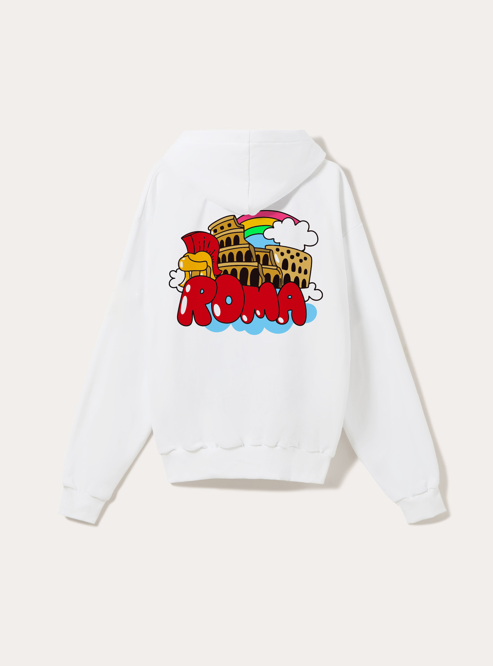 Sweat-shirt Gianpiero D'Alessandro x Alcott, WH2 WHITE