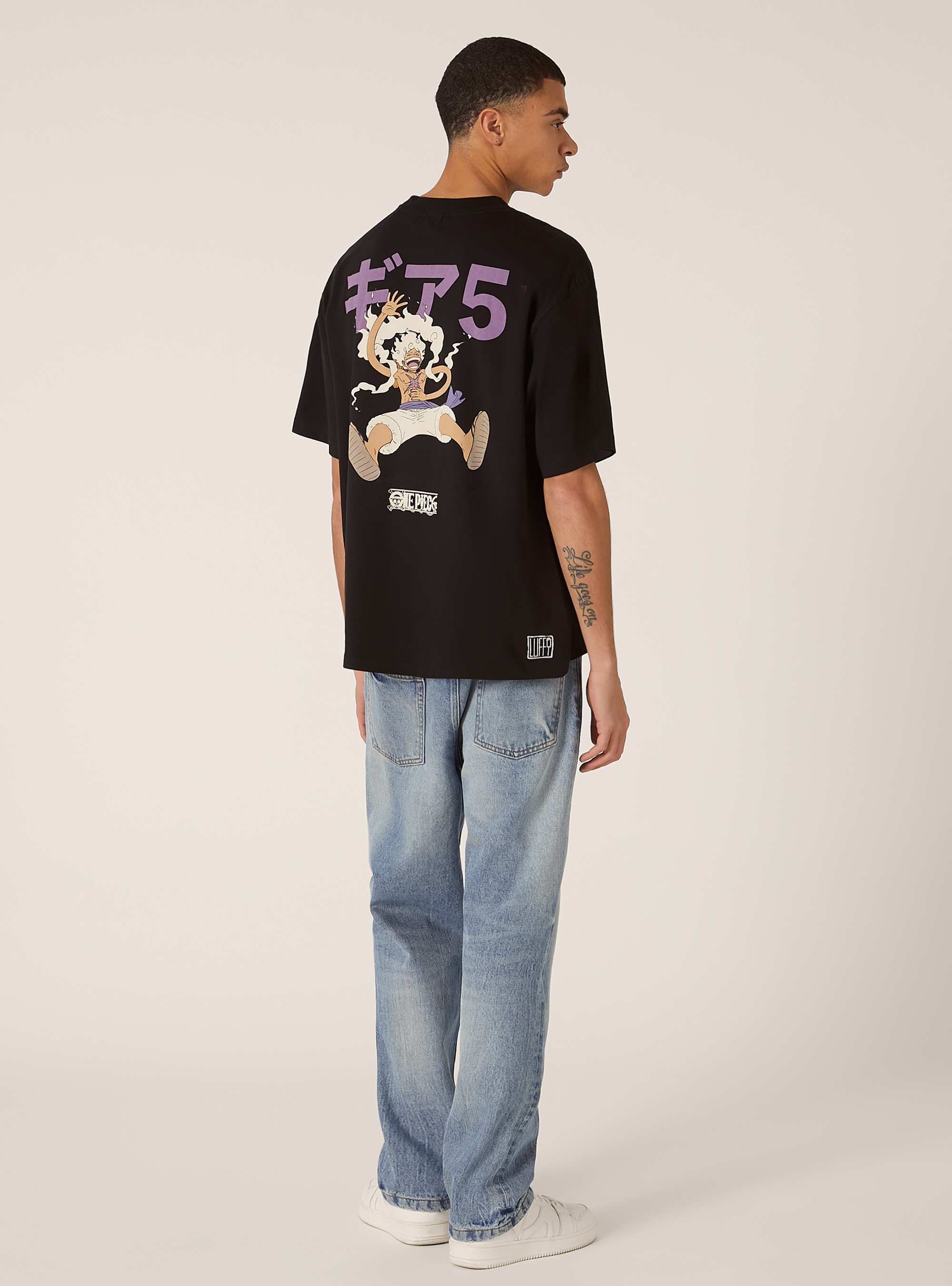 T-shirt coupe carr&eacute;e One Piece / Alcott, BK1 BLACK