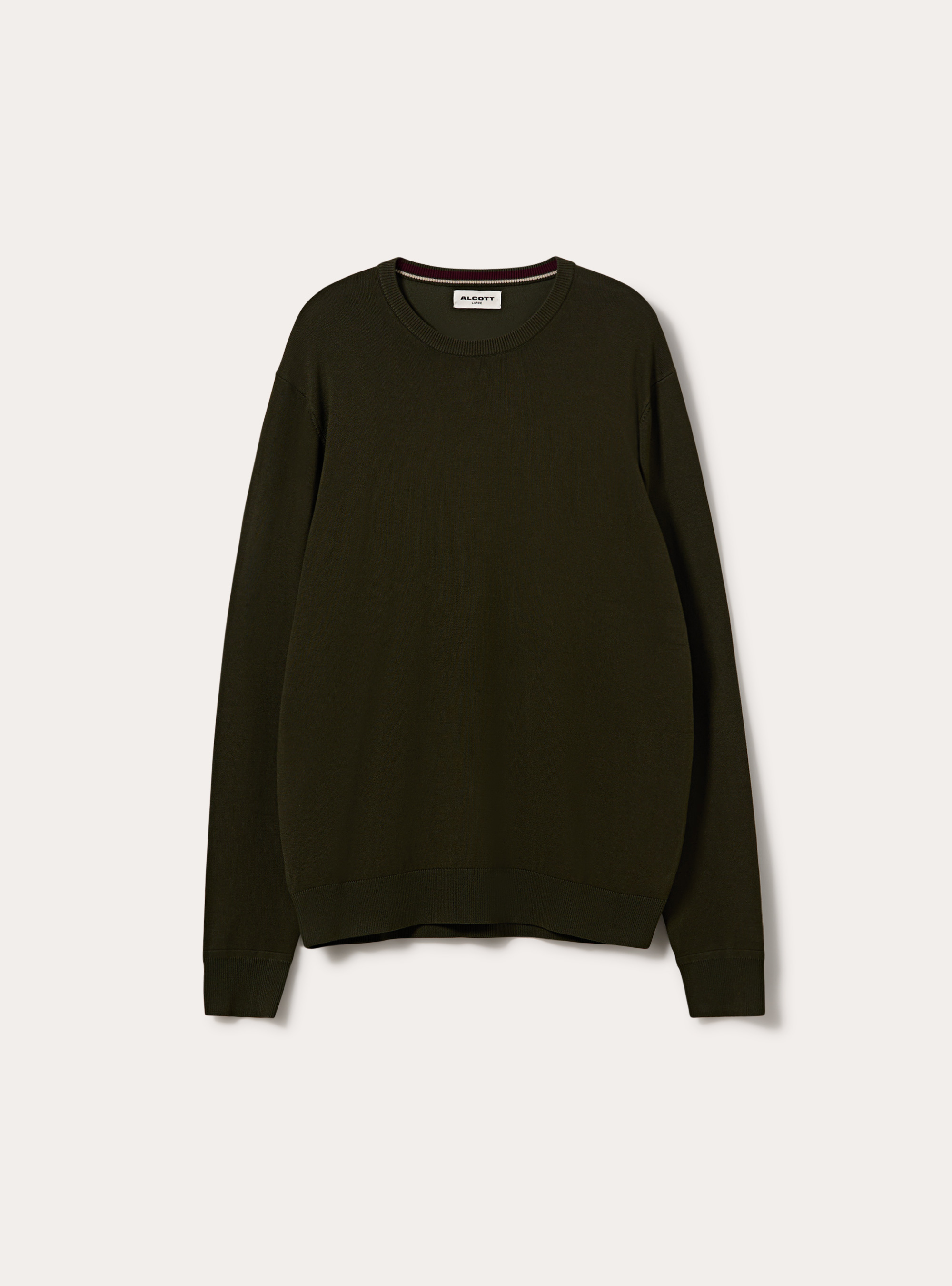 Jersey de cuello redondo en viscosa Lenzing Ecovero, KY1 KAKY DARK