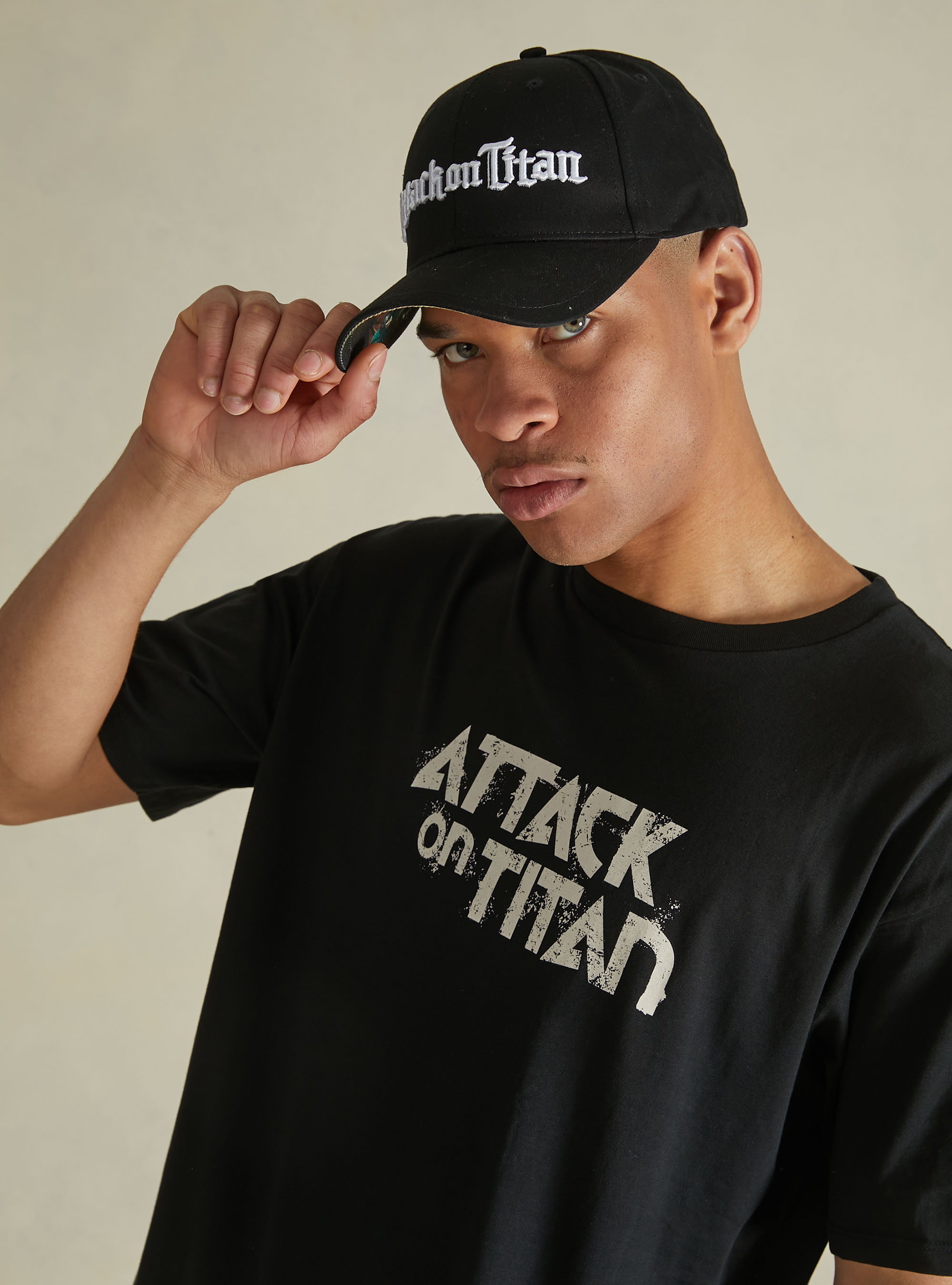 Attack on Titan / Alcott T-shirt, BK1 BLACK