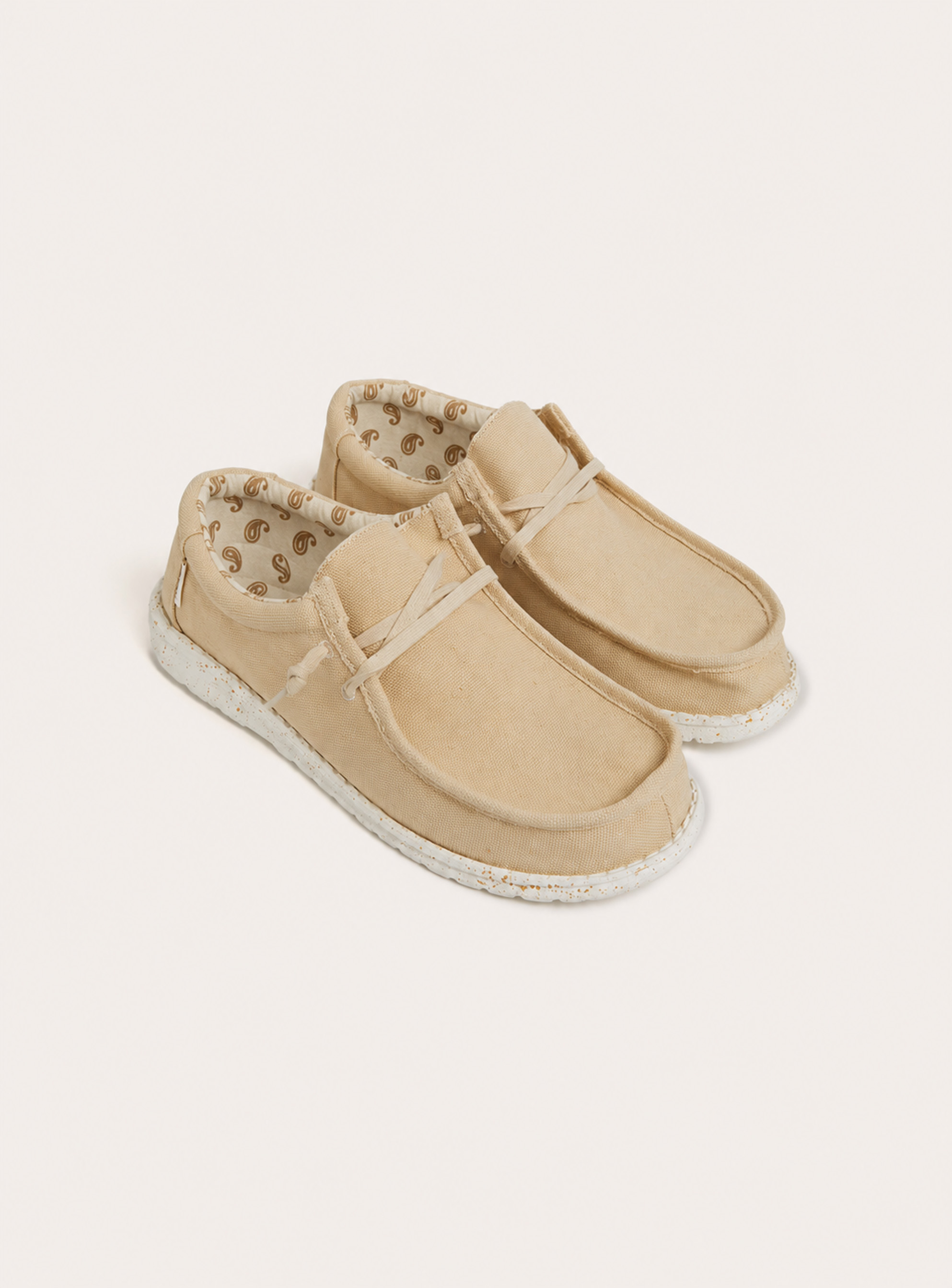Scarpe mocassino con lacci, BG2 BEIGE MEDIUM