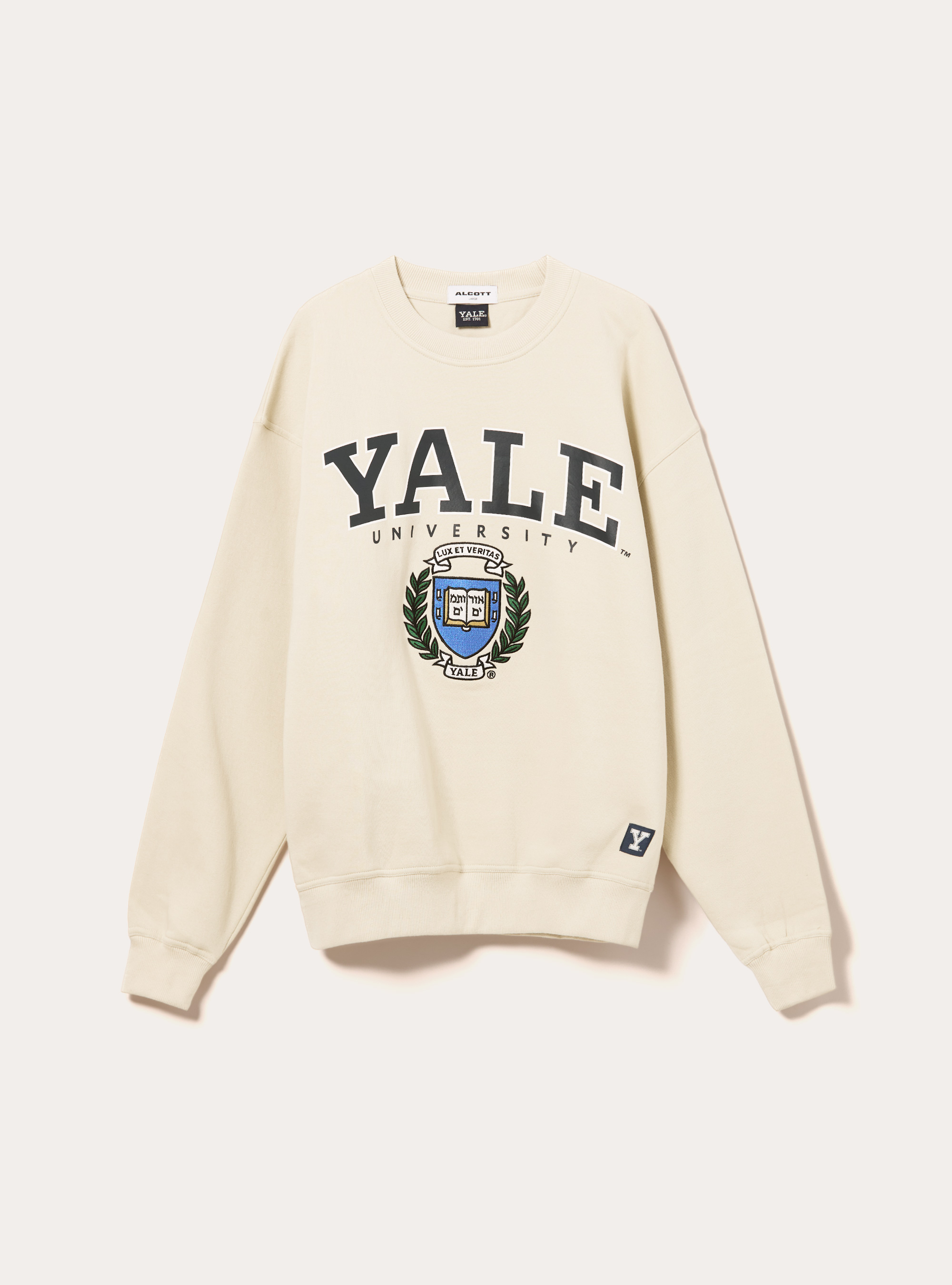 Yale / Alcott Sweatshirt, CR3 CREAM LIGHT