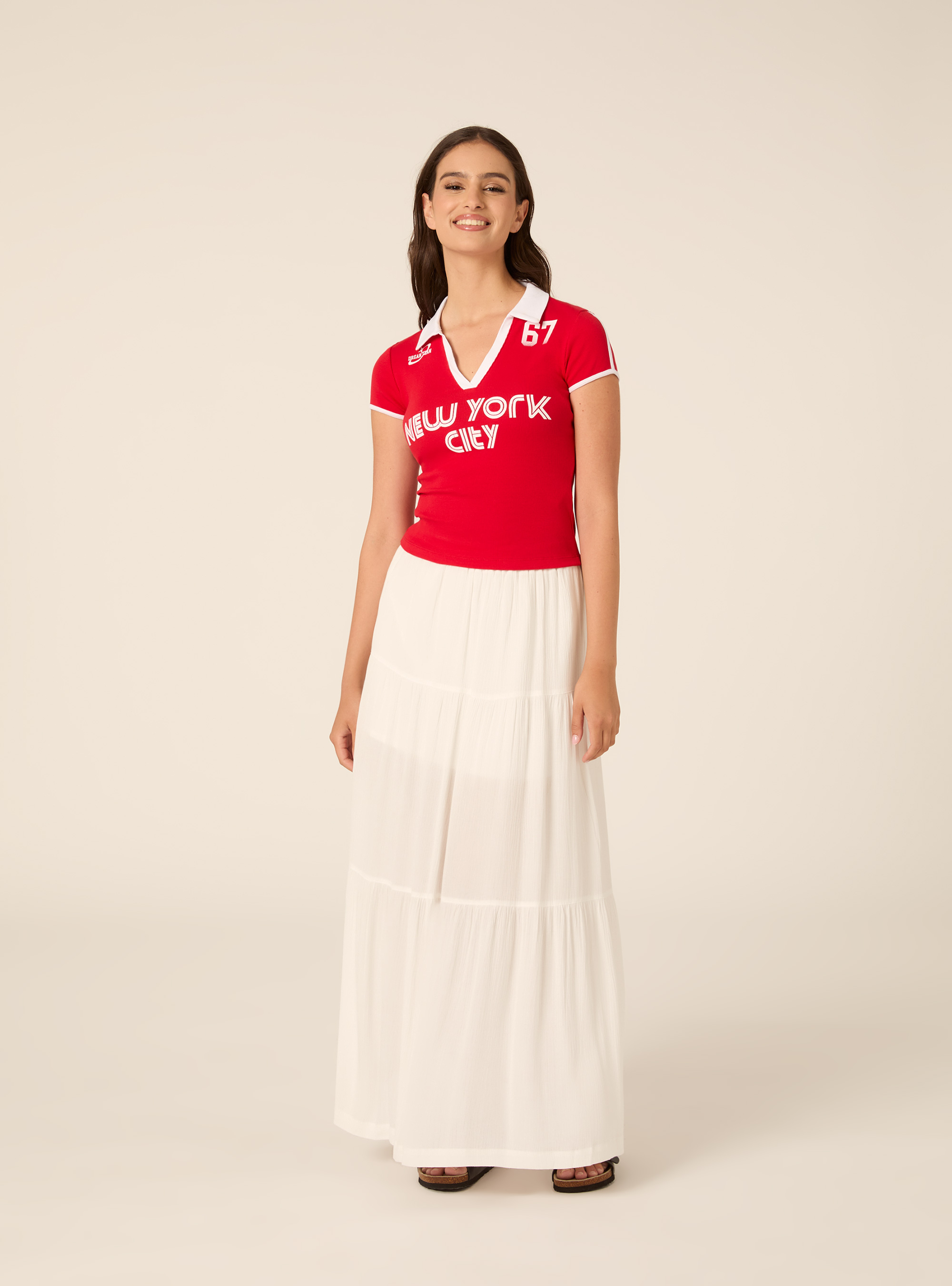 Slim Fit Short Sleeve Graphic Polo Shirt, RD2 RED MEDIUM