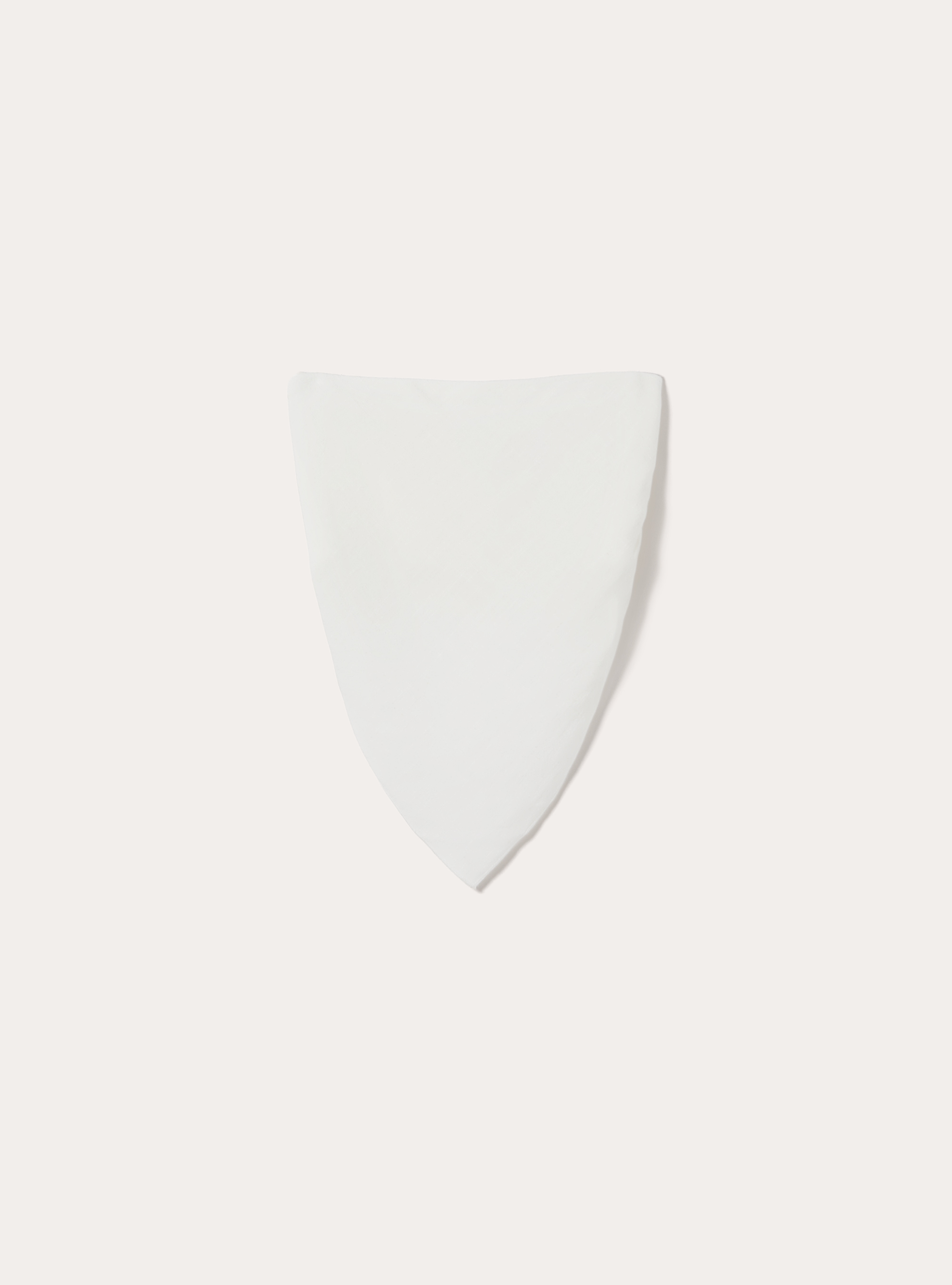 Top bandeau en mezcla de lino, WH2 WHITE