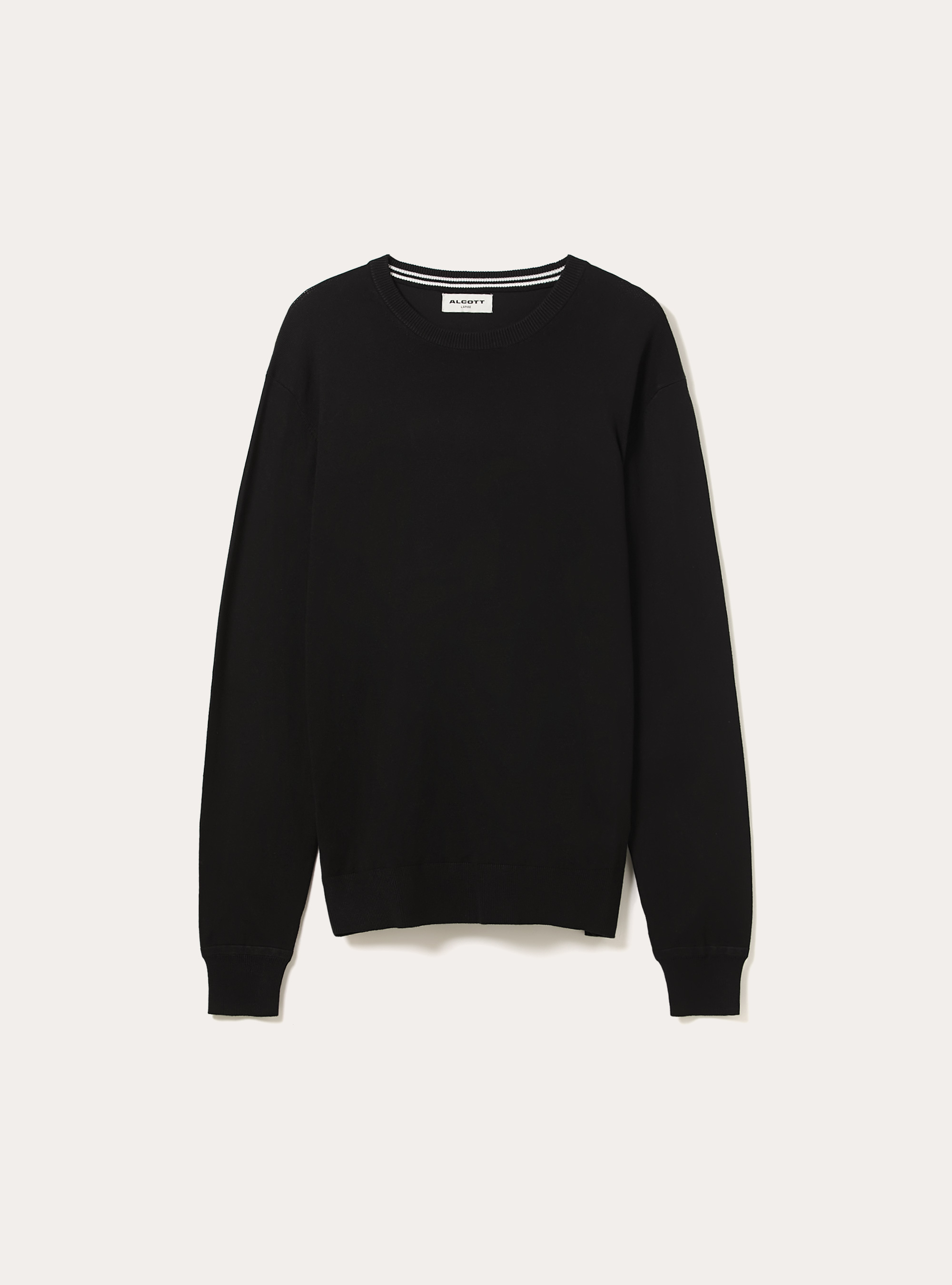 Pullover in sustainable Ecovero viscose, BK1 BLACK