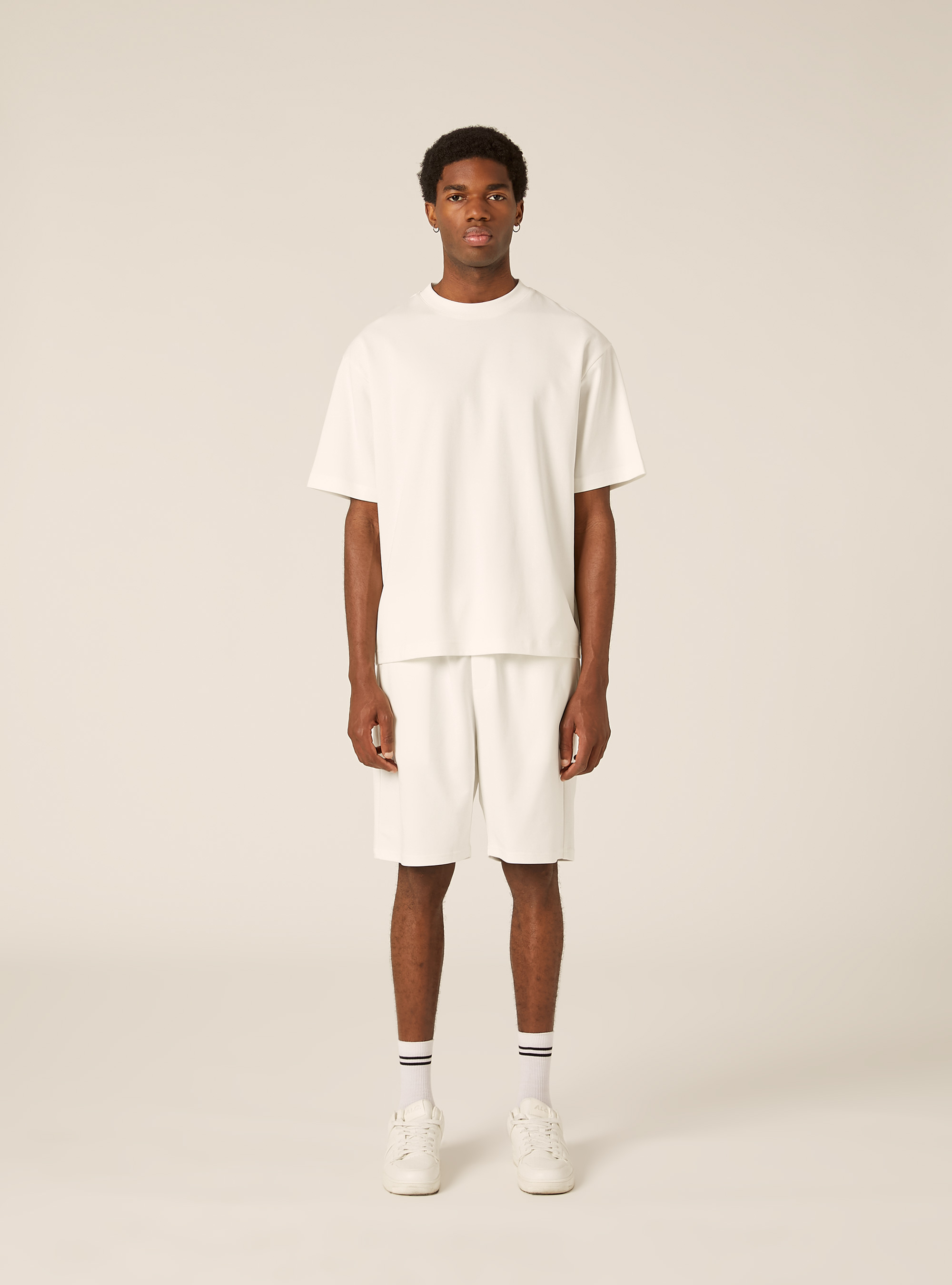 Bermuda AIRes en jersey, WH1 OFF WHITE